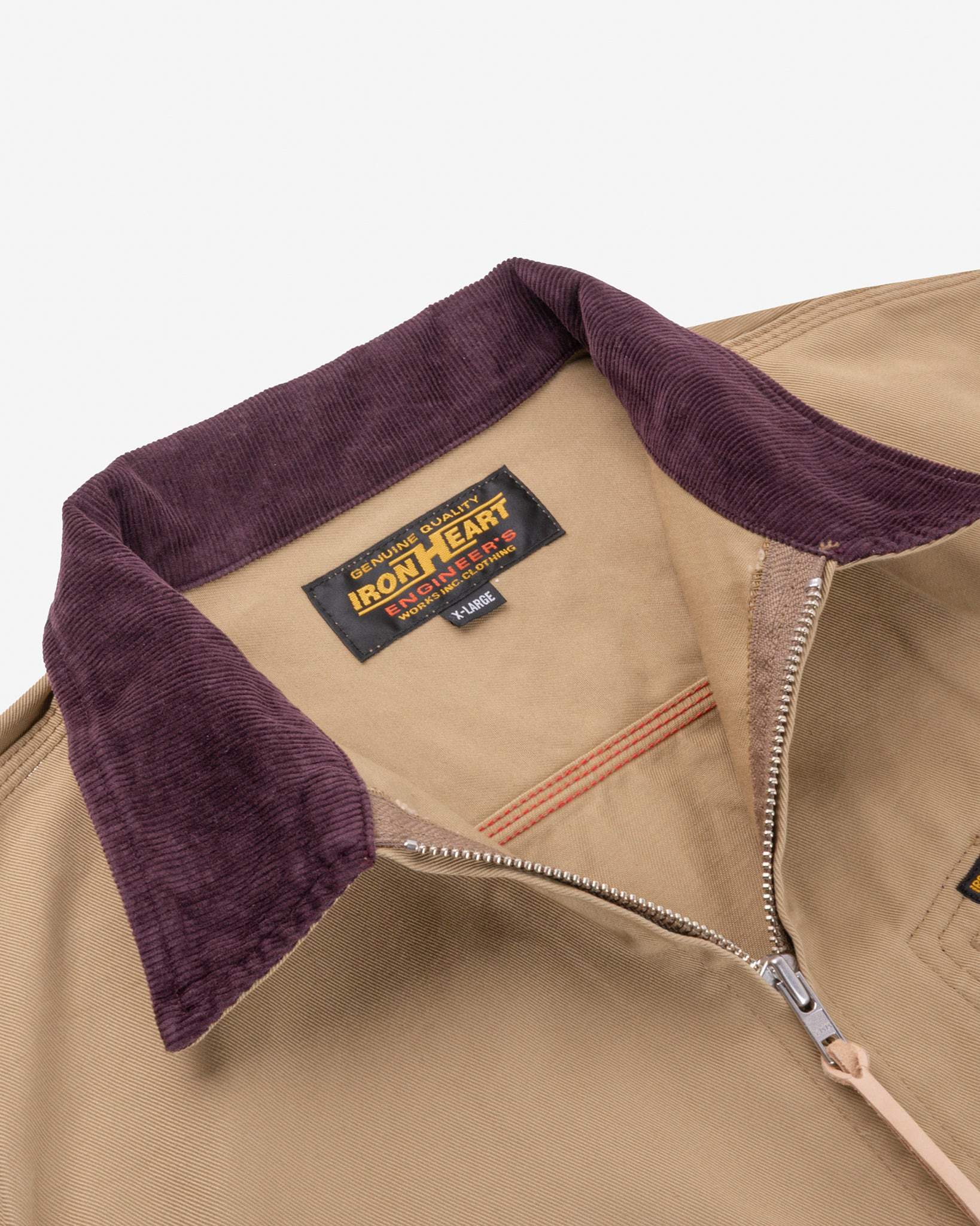 IHJ-144-BEI 12oz Kurashikizome® Twill Work Jacket - Beige - 6