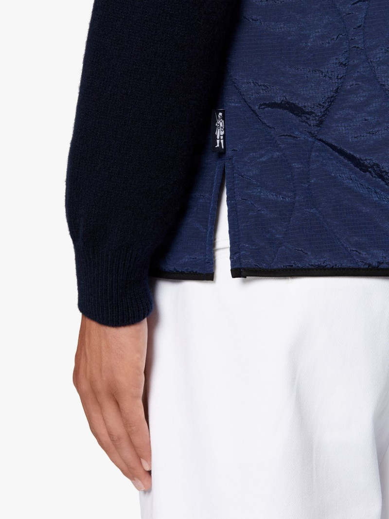 GENERAL NAVY NYLON GILET | GQM-211 6