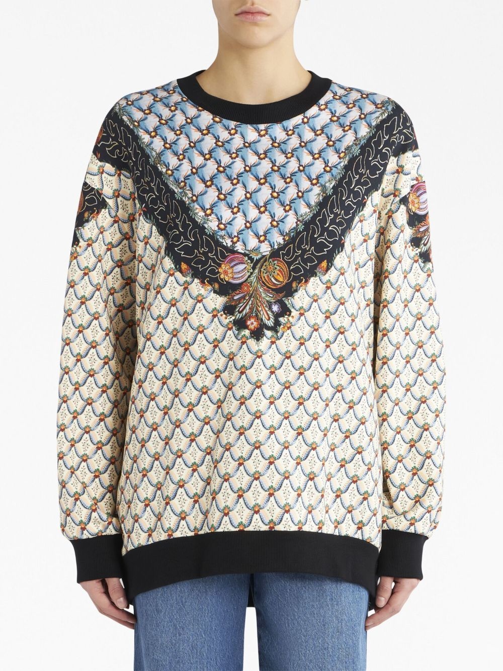 Floralia floral-print jumper - 2