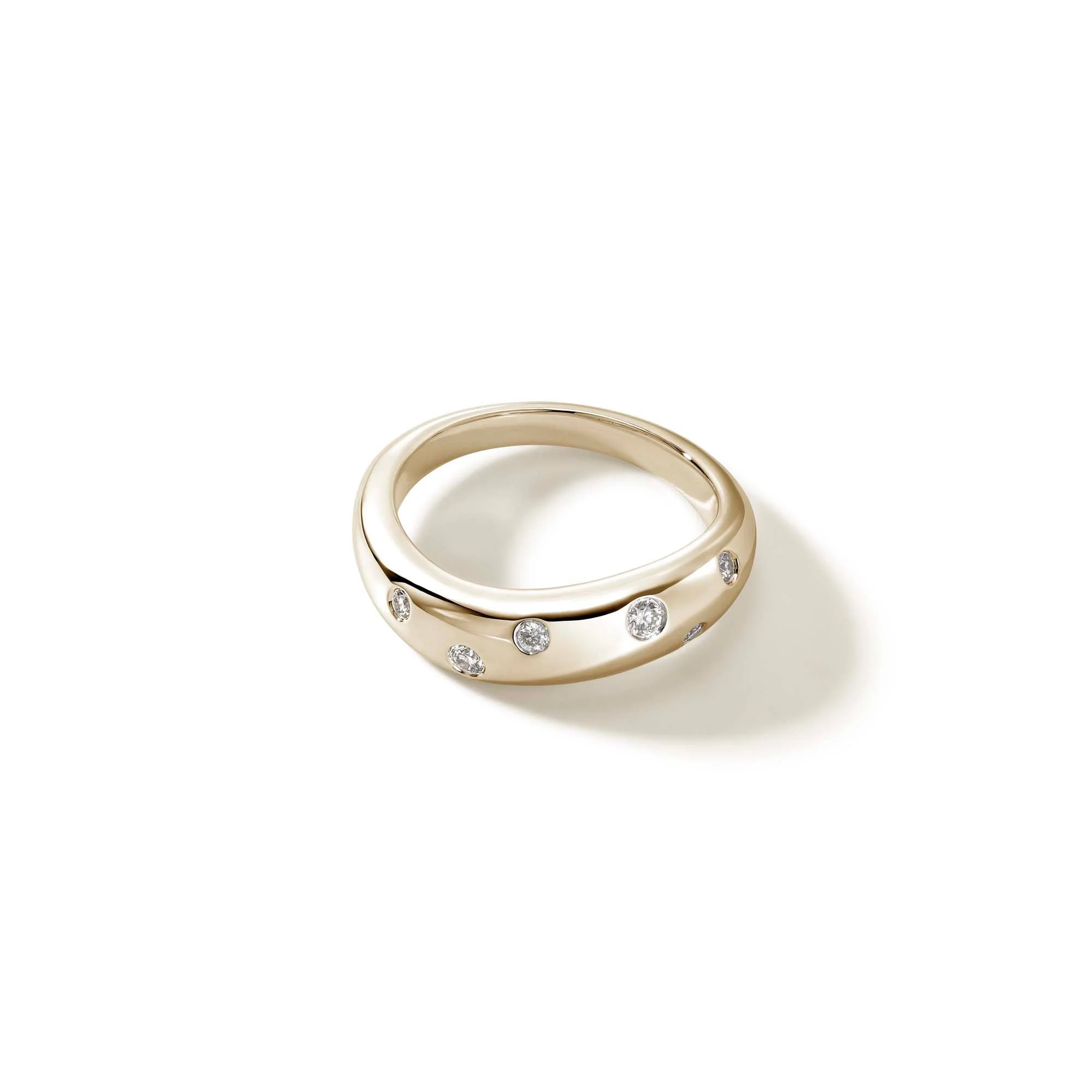 Surf Ring, Gold, Diamonds - 1