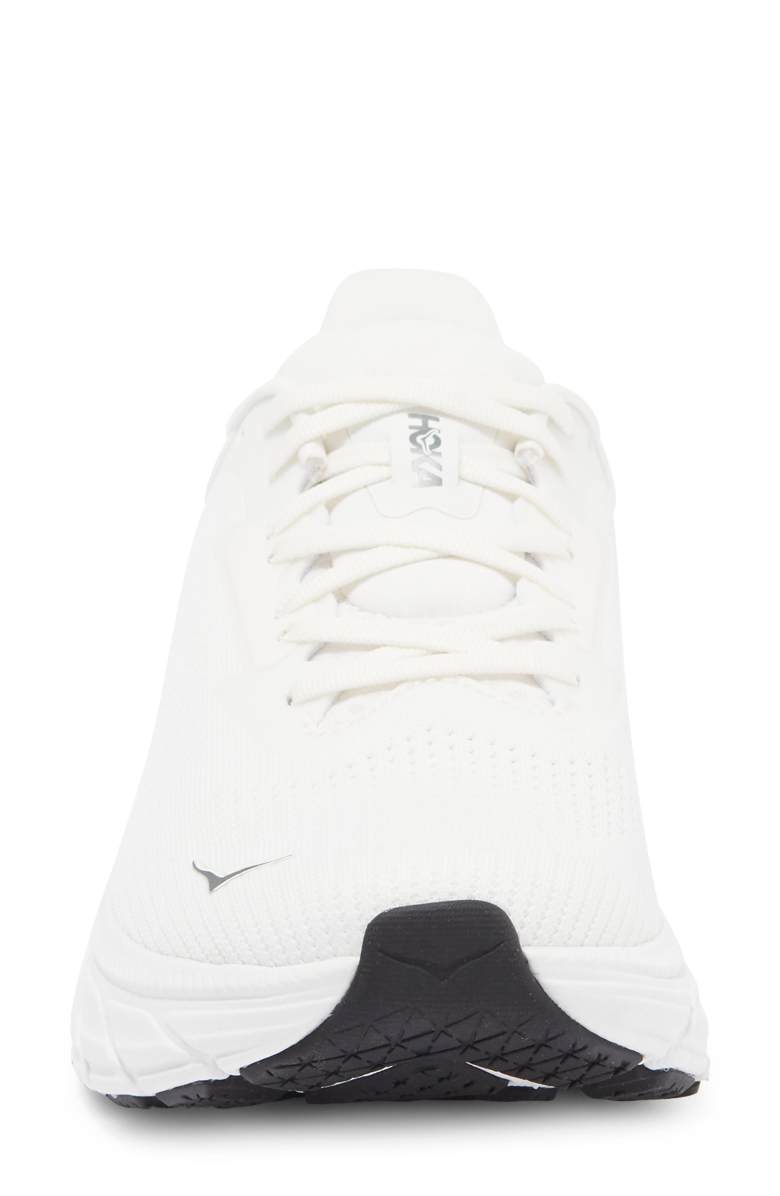 HOKA Arahi 7 Running Shoe in Blanc De Blanc /Steel Wool at Nordstrom - 4