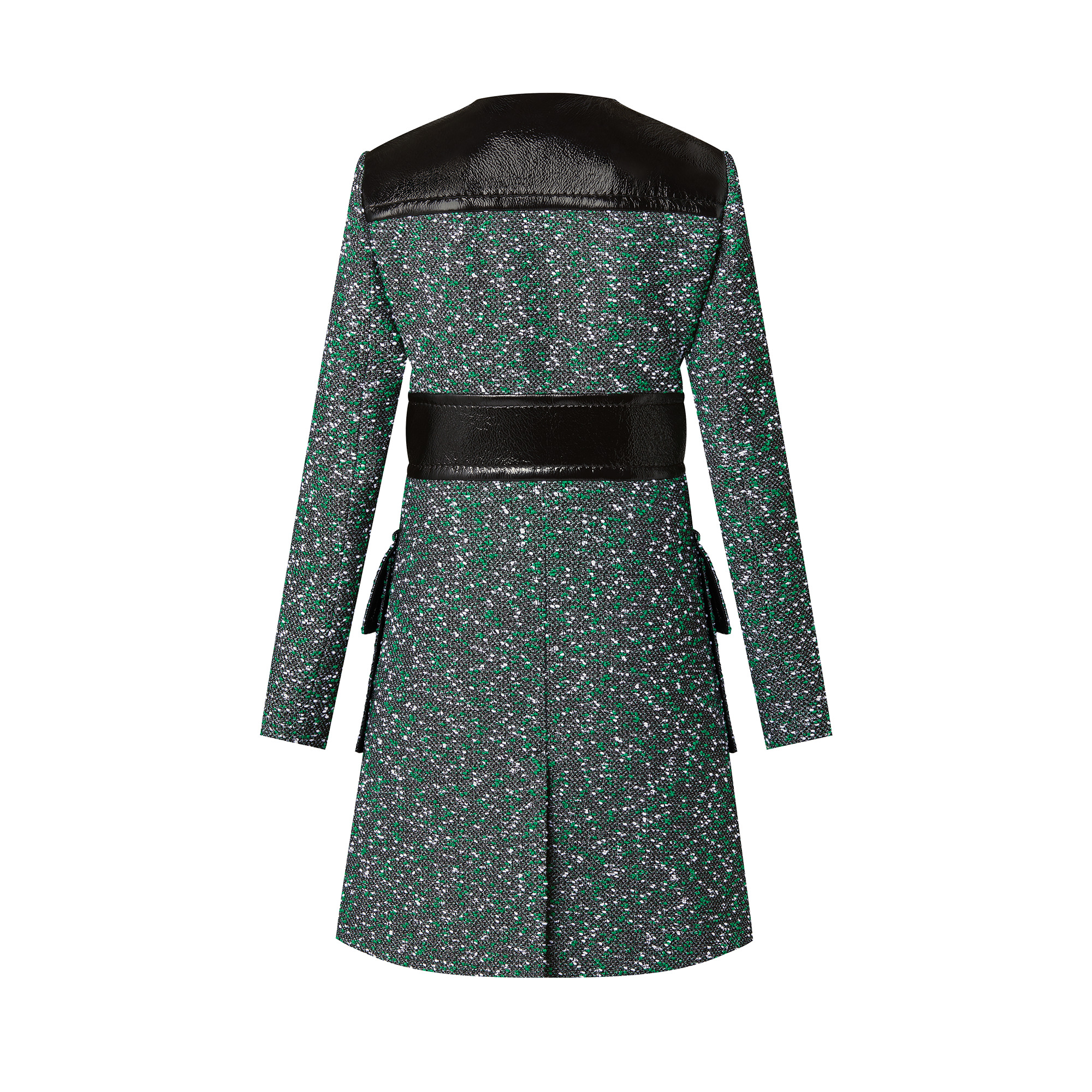 Bouclé Belted Coat - 3