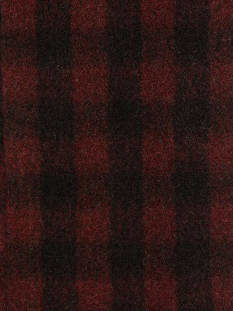 RUSLAN BAGINSKIY check-print scarf outlook