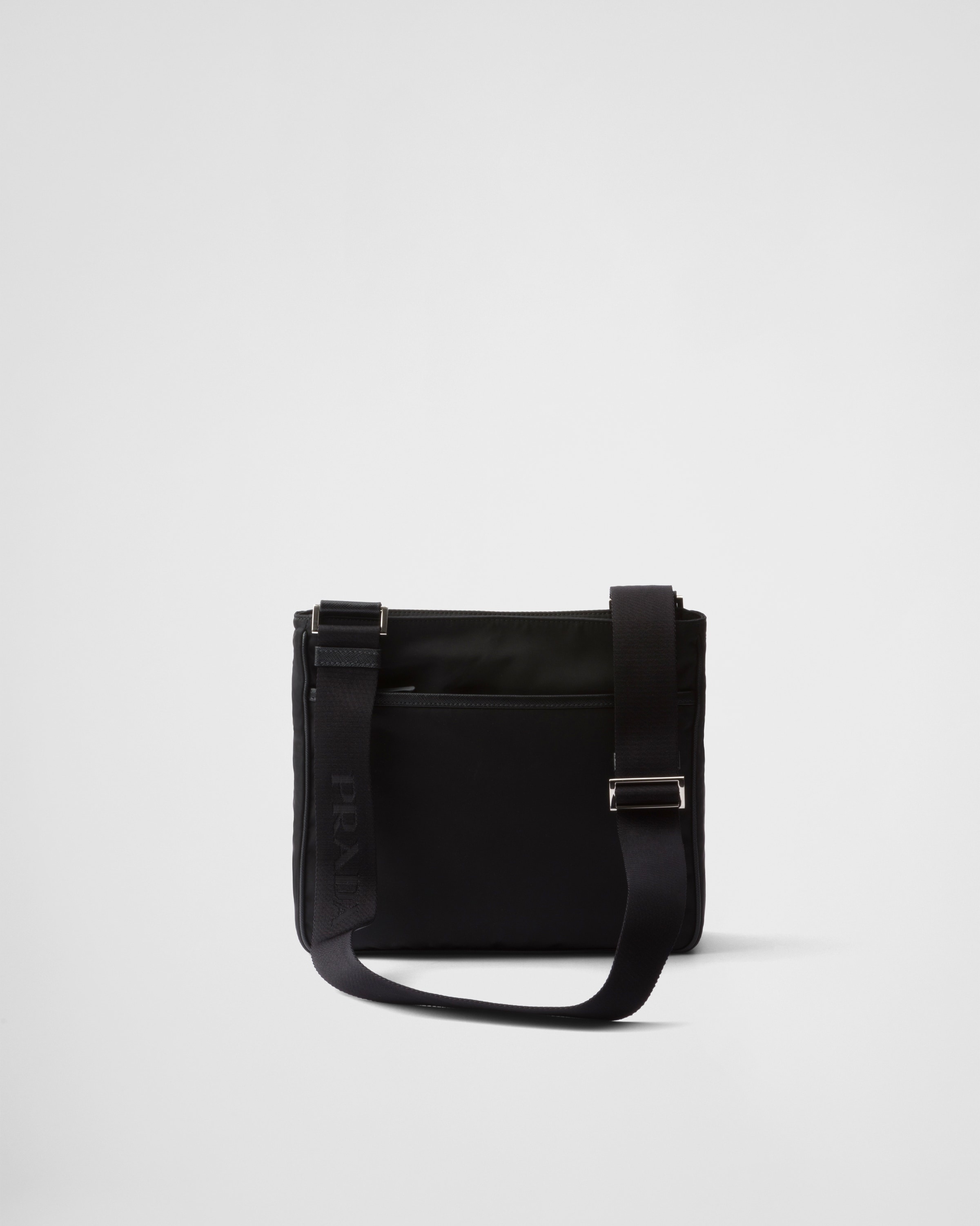 Re-Nylon and Saffiano leather shoulder bag - 3