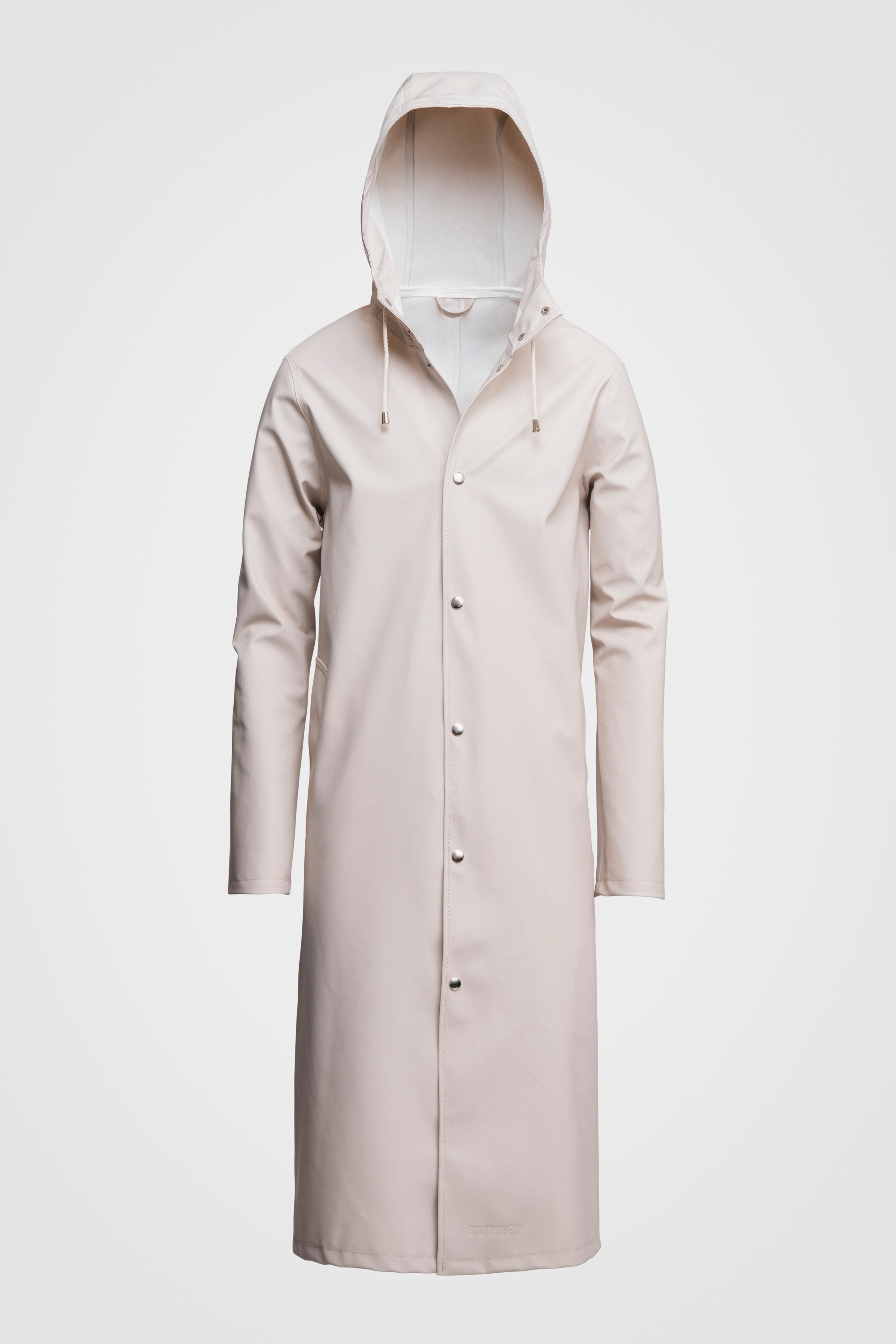 Stockholm Long Raincoat Light Sand - 1