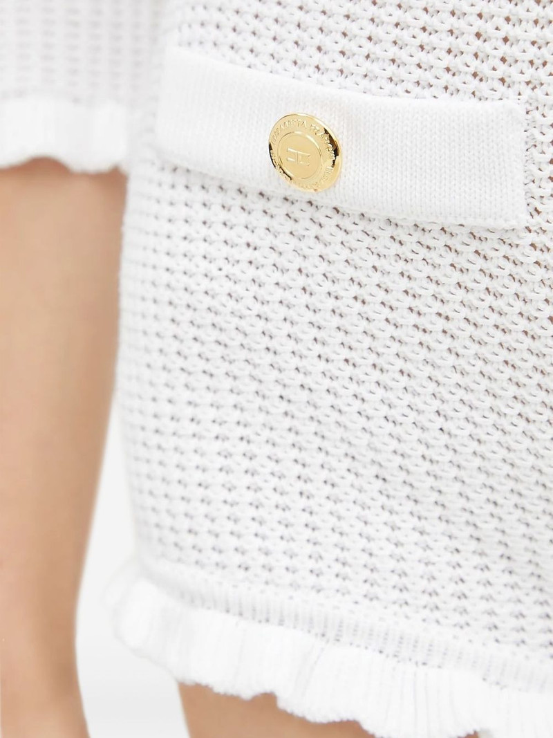 ruffled knit shorts 3