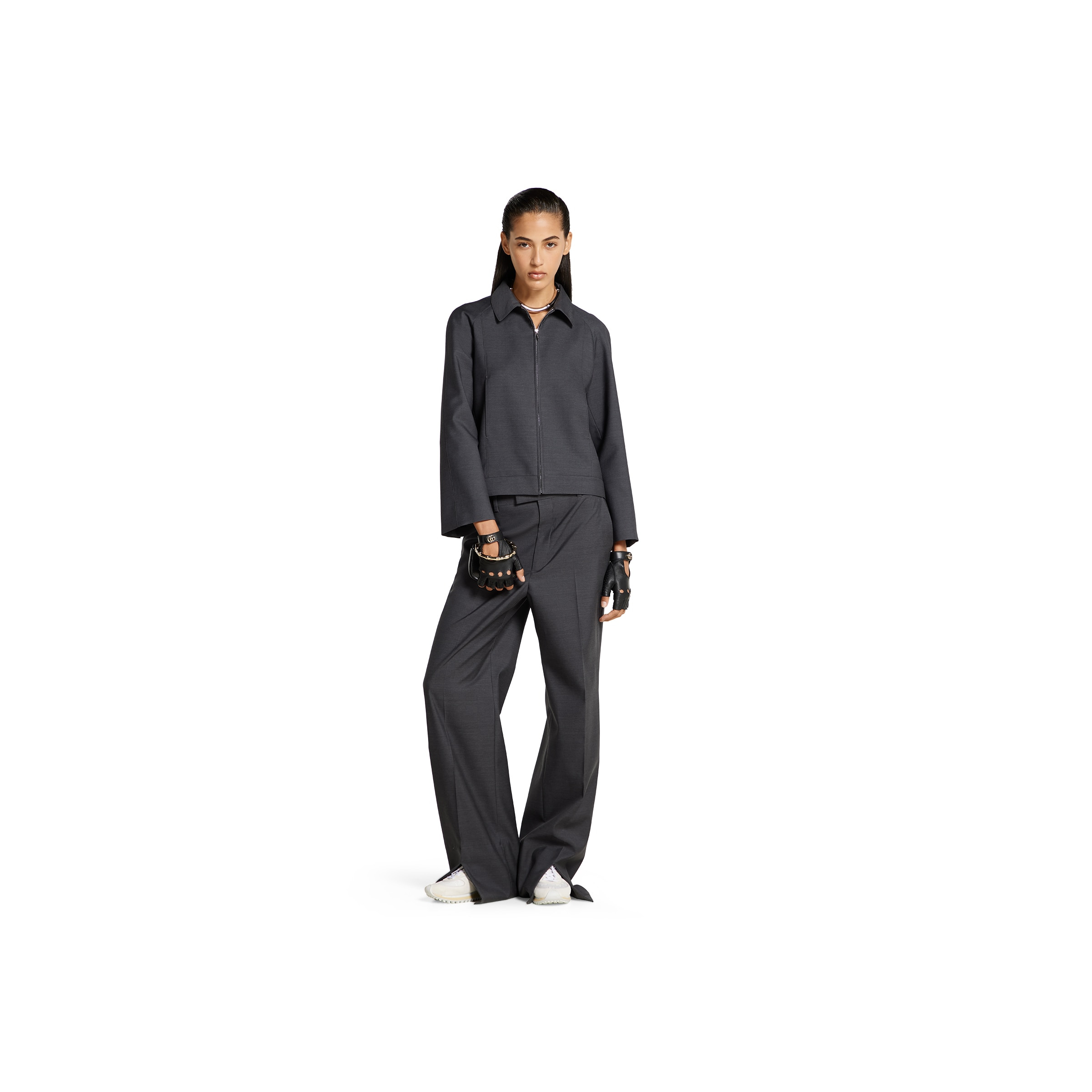 Wool bomber jacket - 2