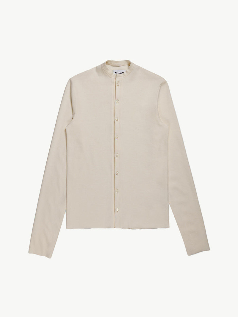 Nudo Serafino Long Sleeve Dirty White 5