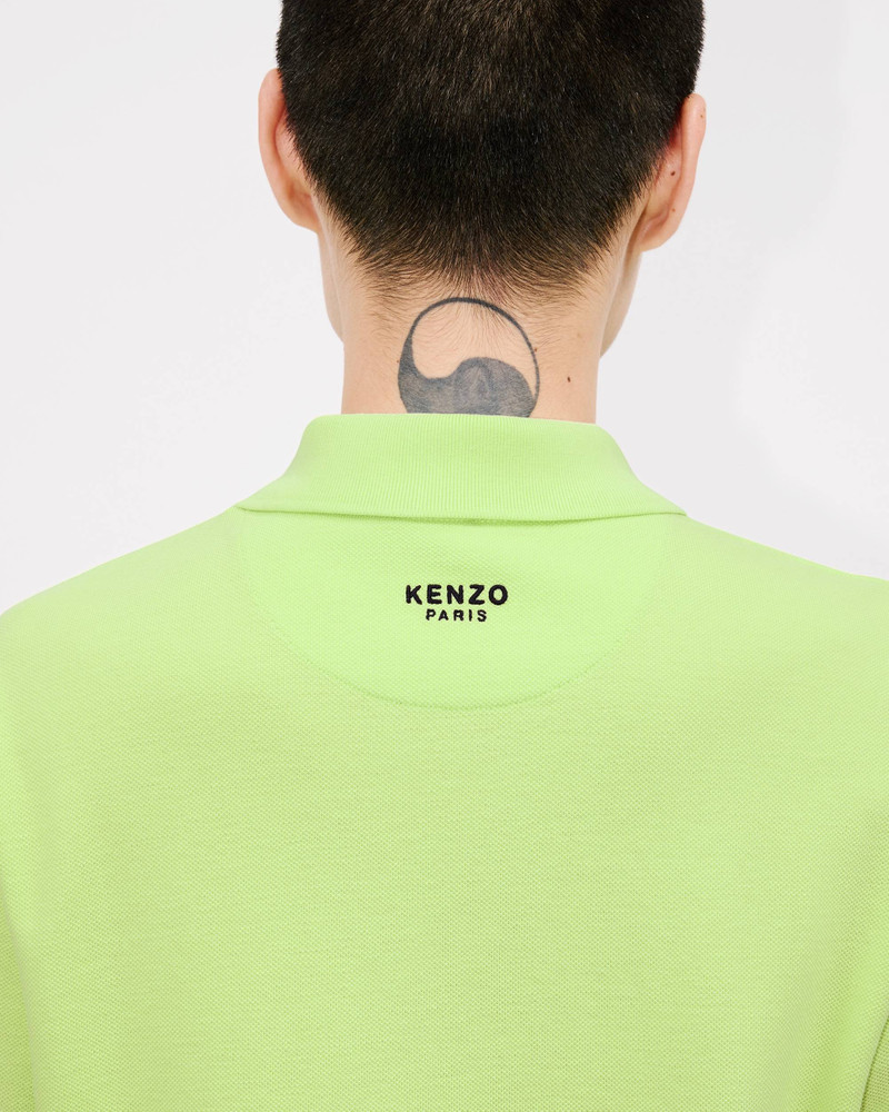 'KENZO Pop' embroidered slim polo in cotton 7