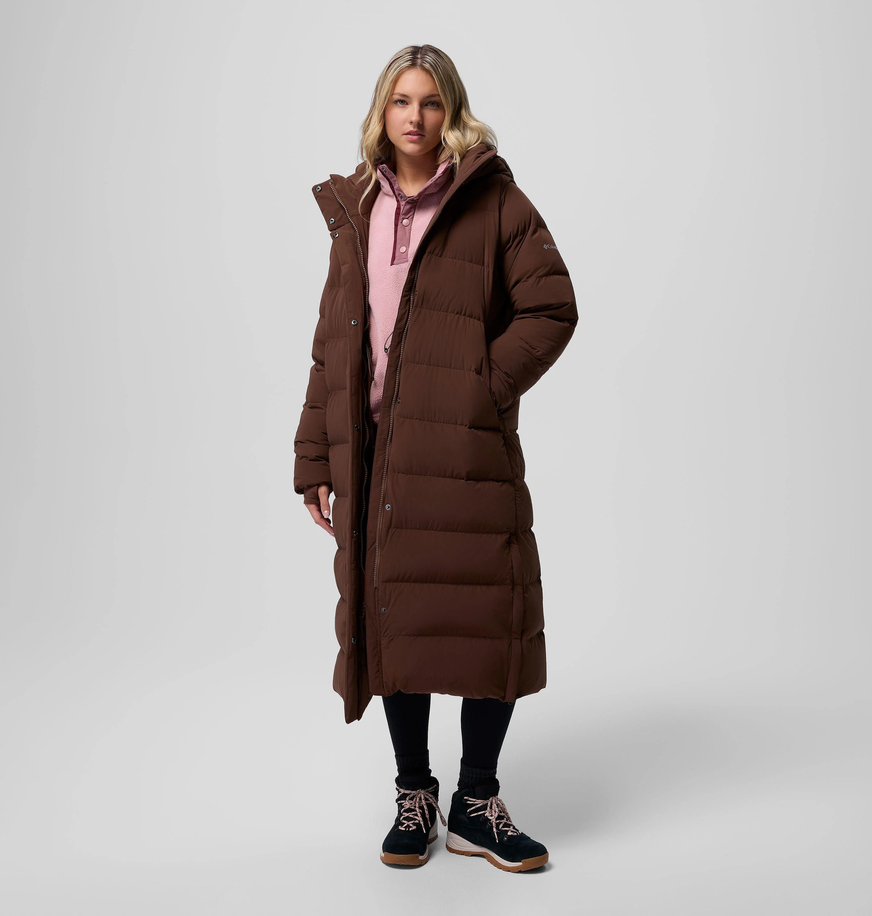 Women's Amaze Puff Long Hooded Jacket - 1