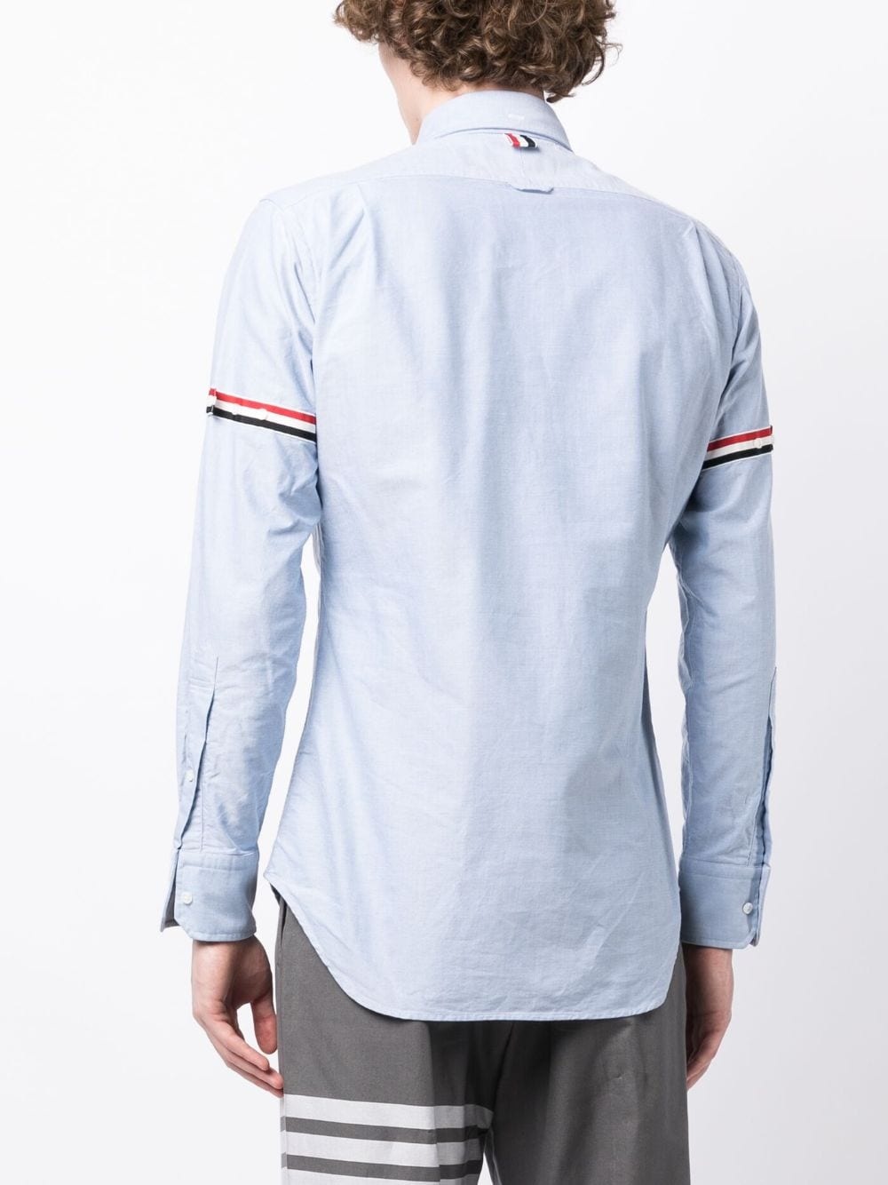 RWB stripe cotton shirt - 4