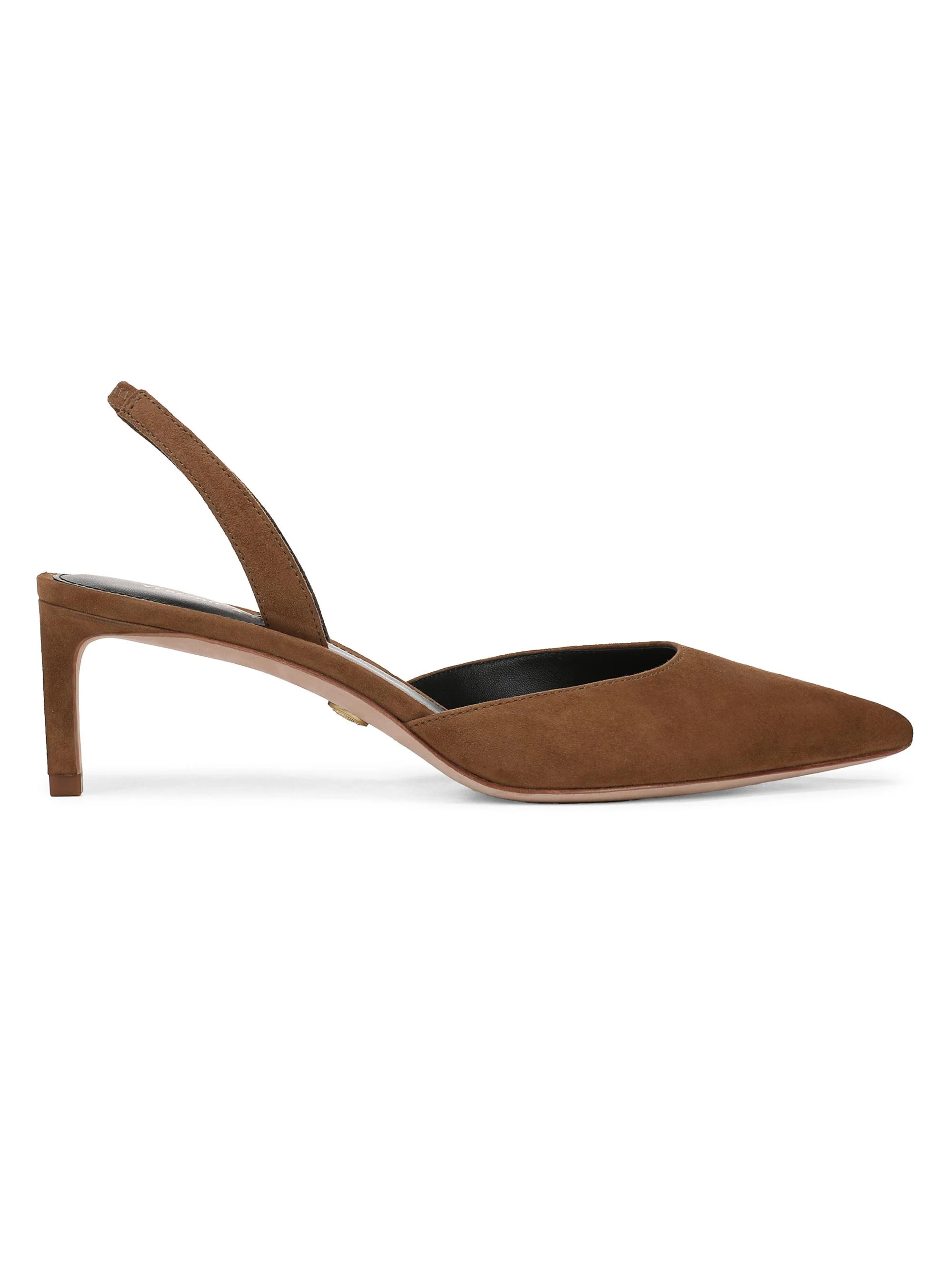Women's Caroline 50MM Suede Slingback Pumps - Hazelwood - 1
