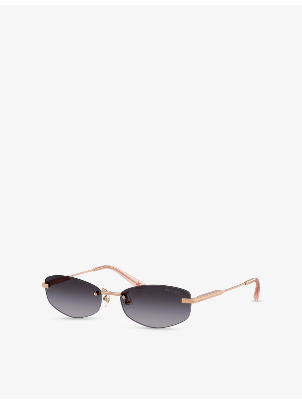 JC4013D Oval-Frame Metal Sunglasses - 2