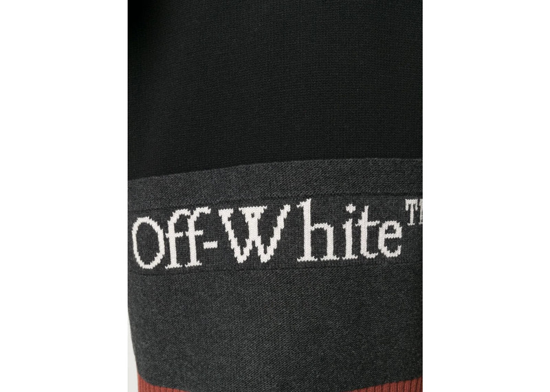 Off-White OFF-WHITE Color Block Logo Sweater Black/White outlook