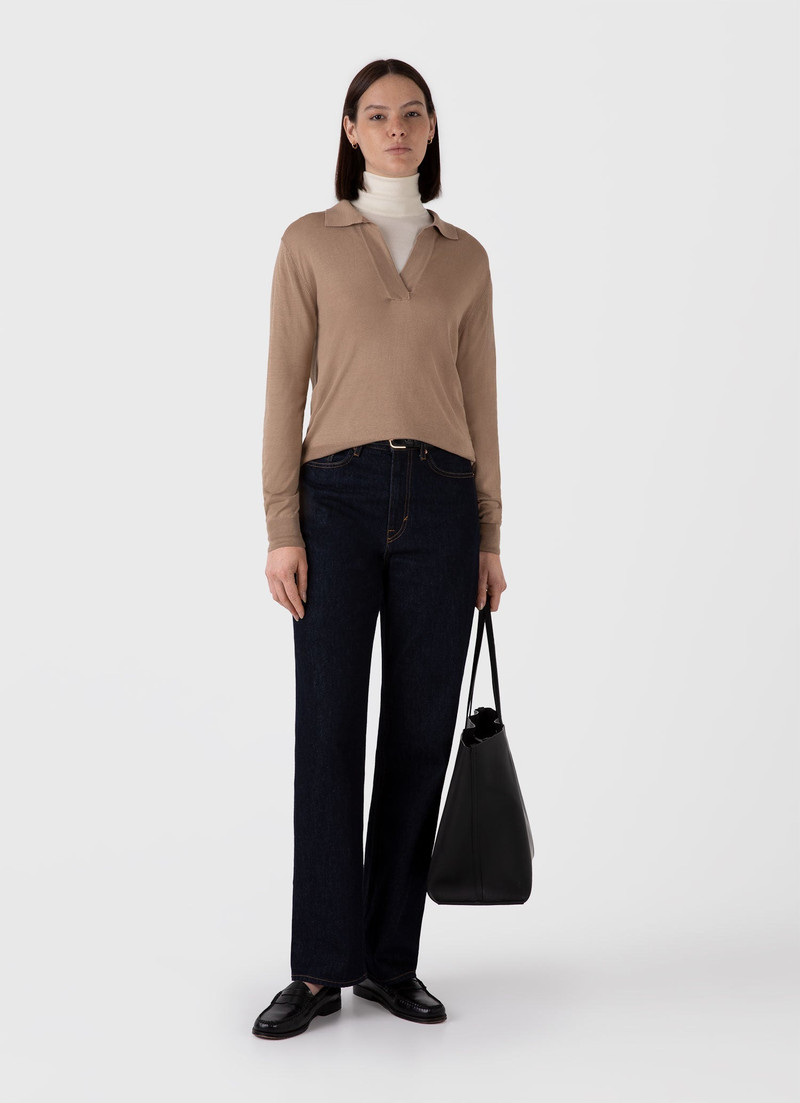 Sunspel Silk Polo outlook