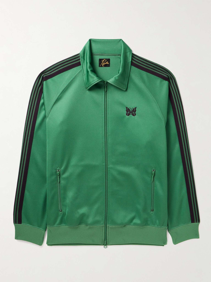 R.C. Webbing-Trimmed Jersey Track Jacket 1