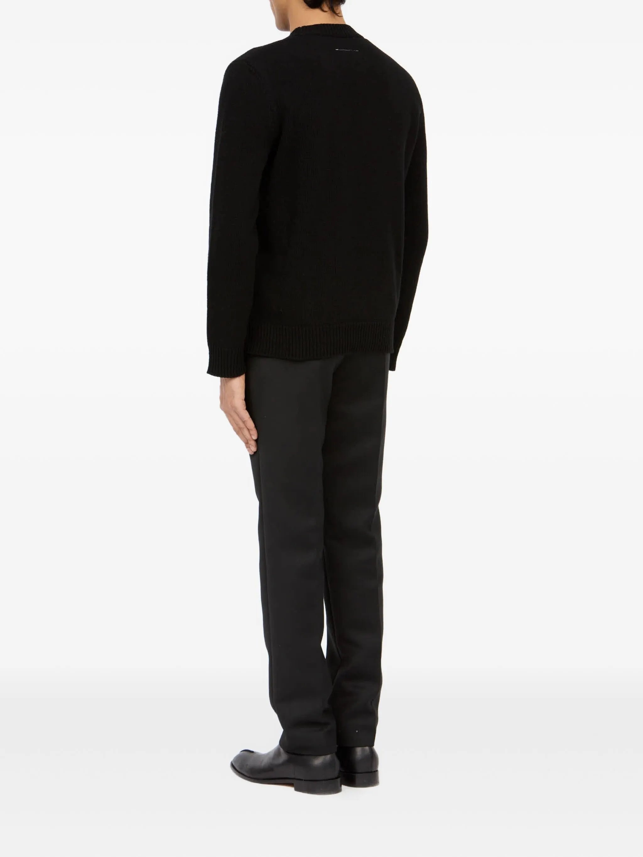 Mm6 Maison Margiela Metallic Stripe Knitted Sweater - 4