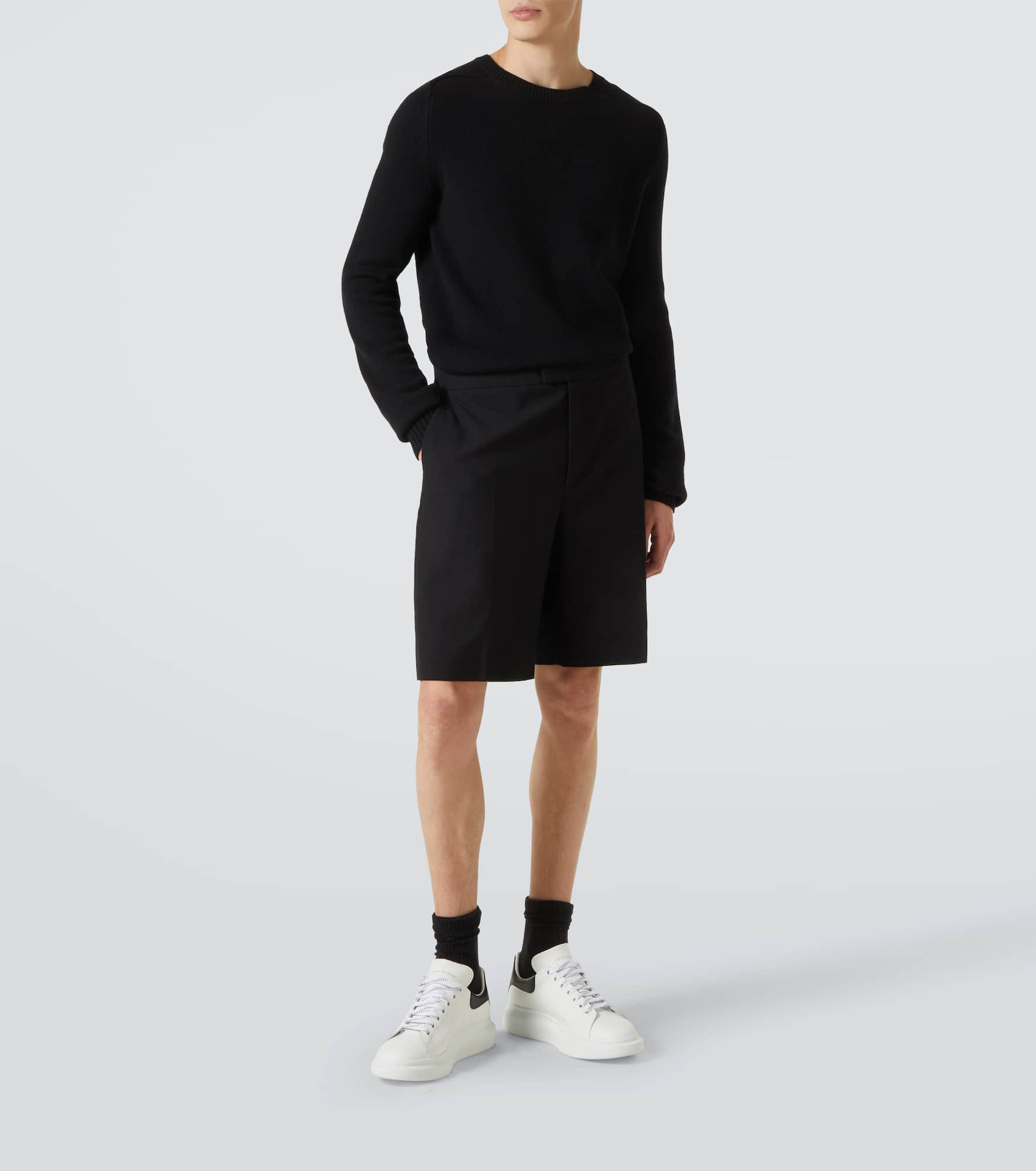 Oversized leather sneakers - 2