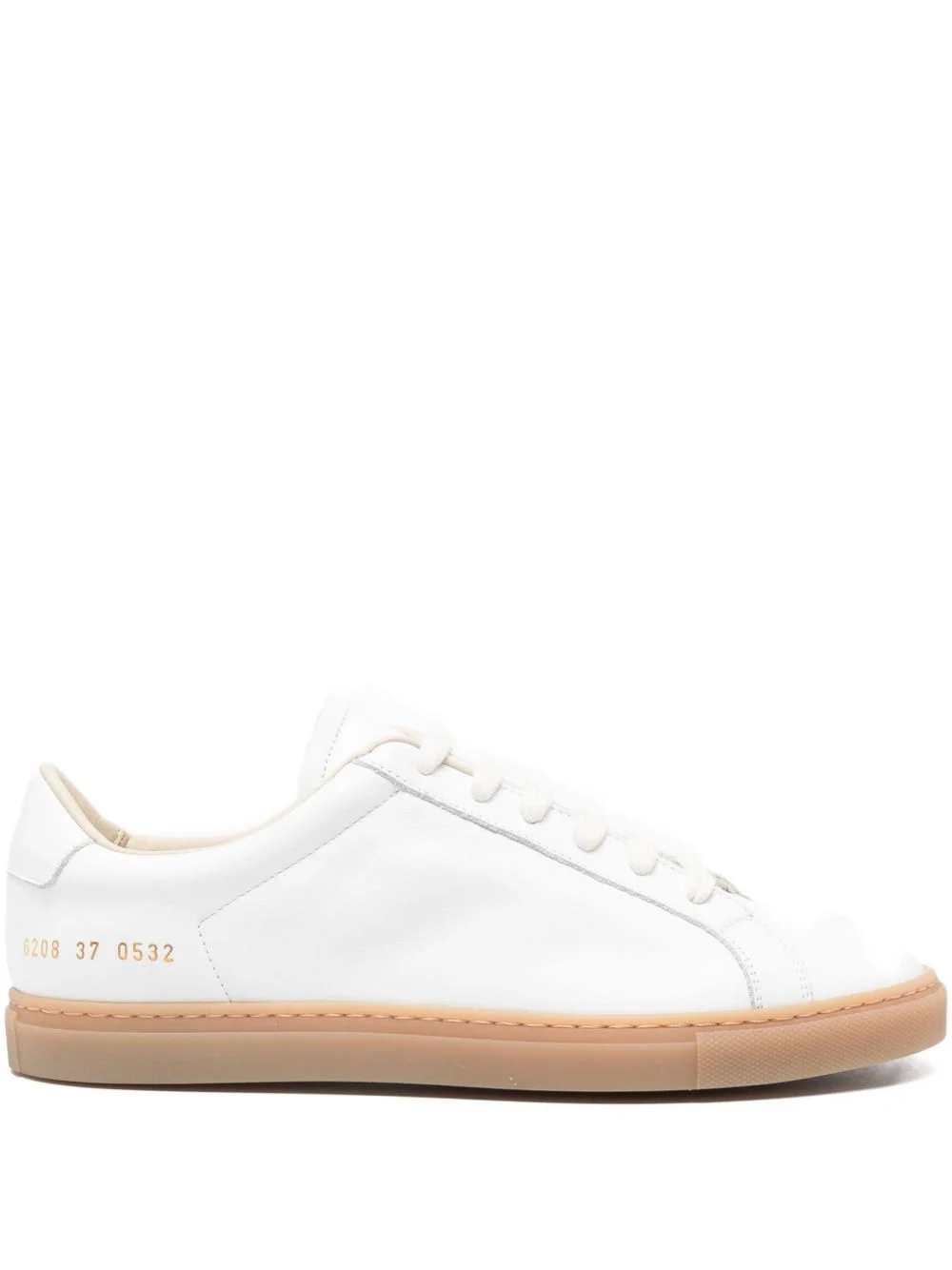 leather-sole sneakers - 1