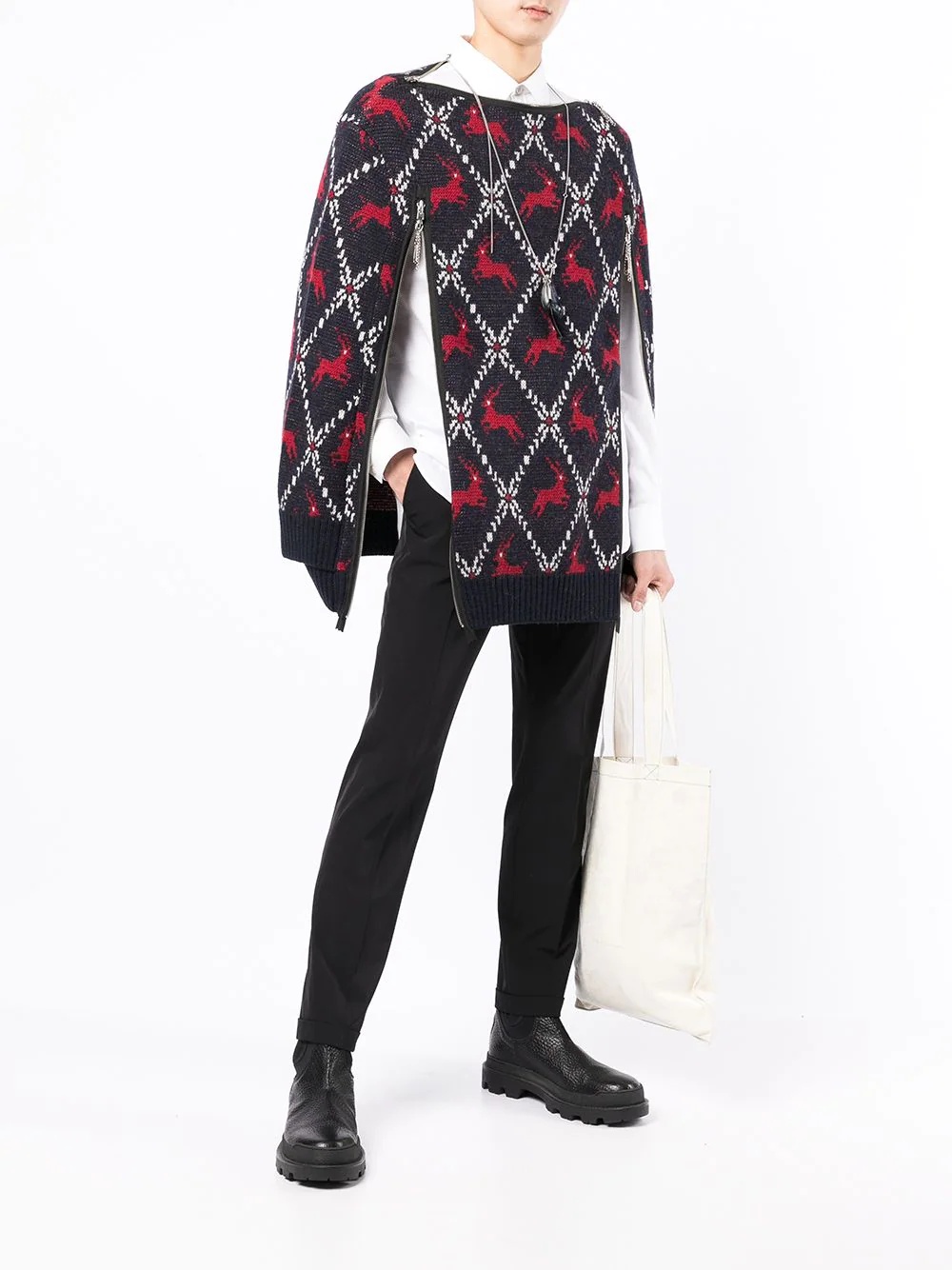 embroidered knit jumper - 2