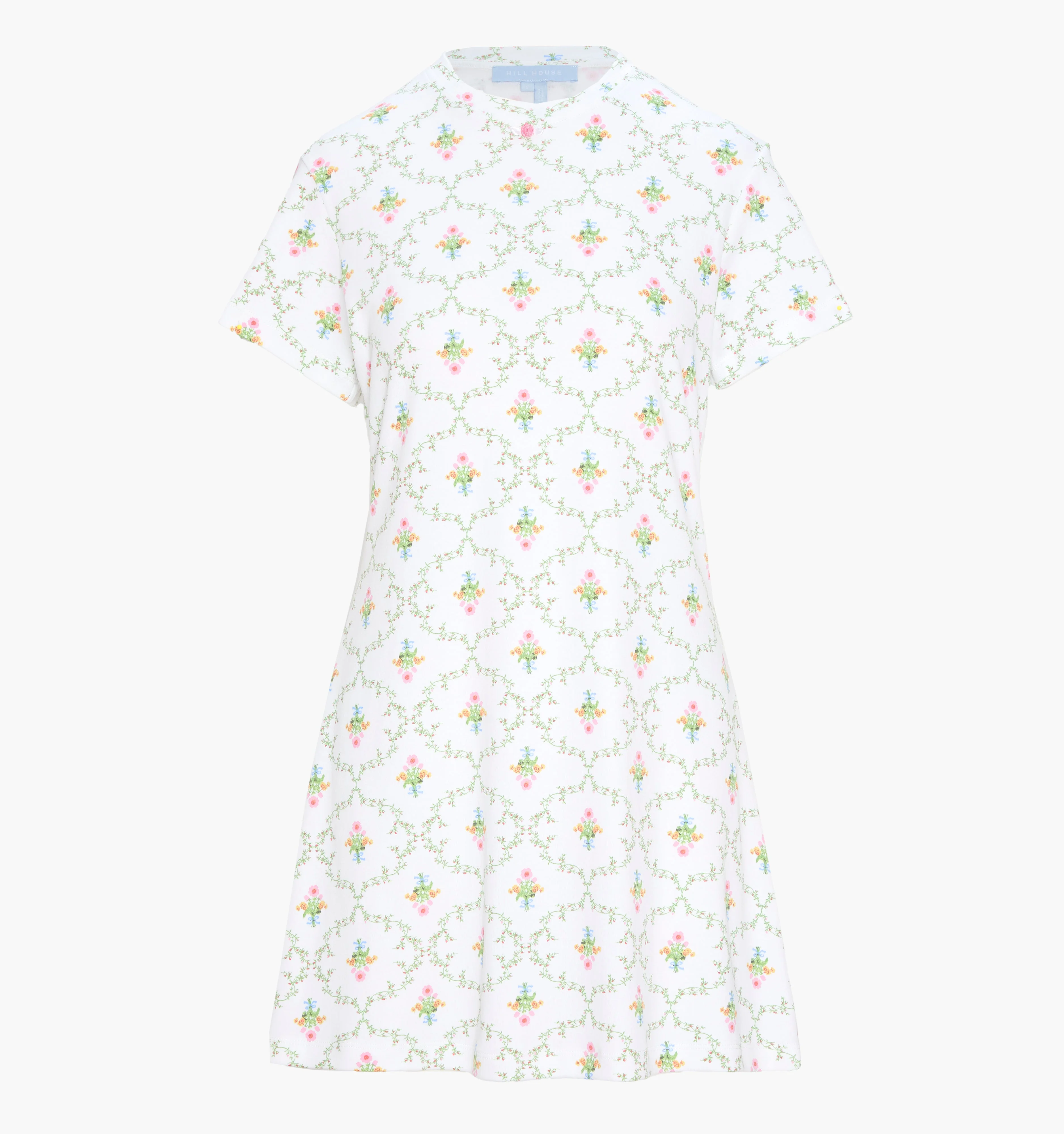 The Maggie Nightgown - Pastel Trellis - 1