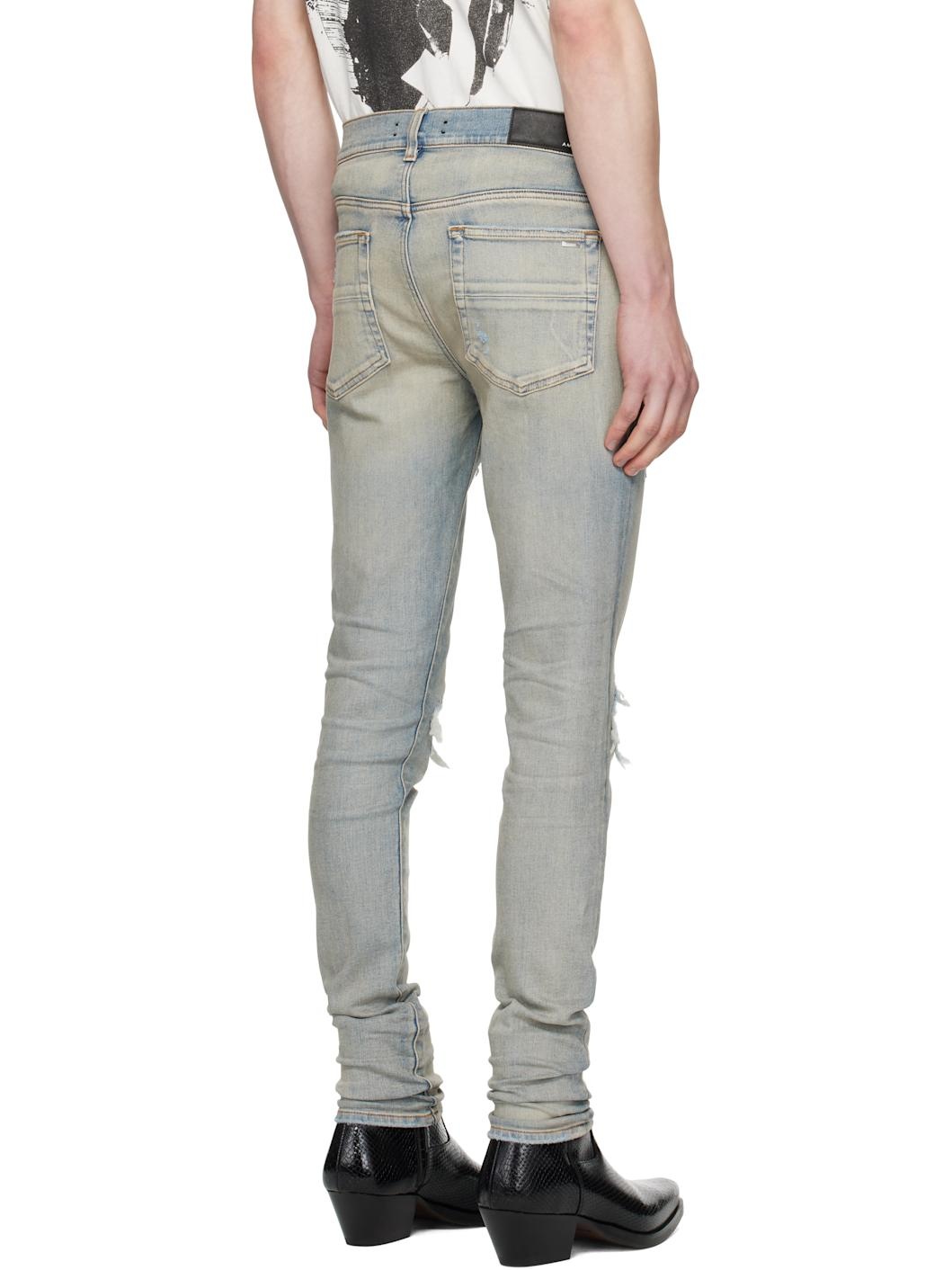 Blue MX1 Ultrasuede Jeans - 3