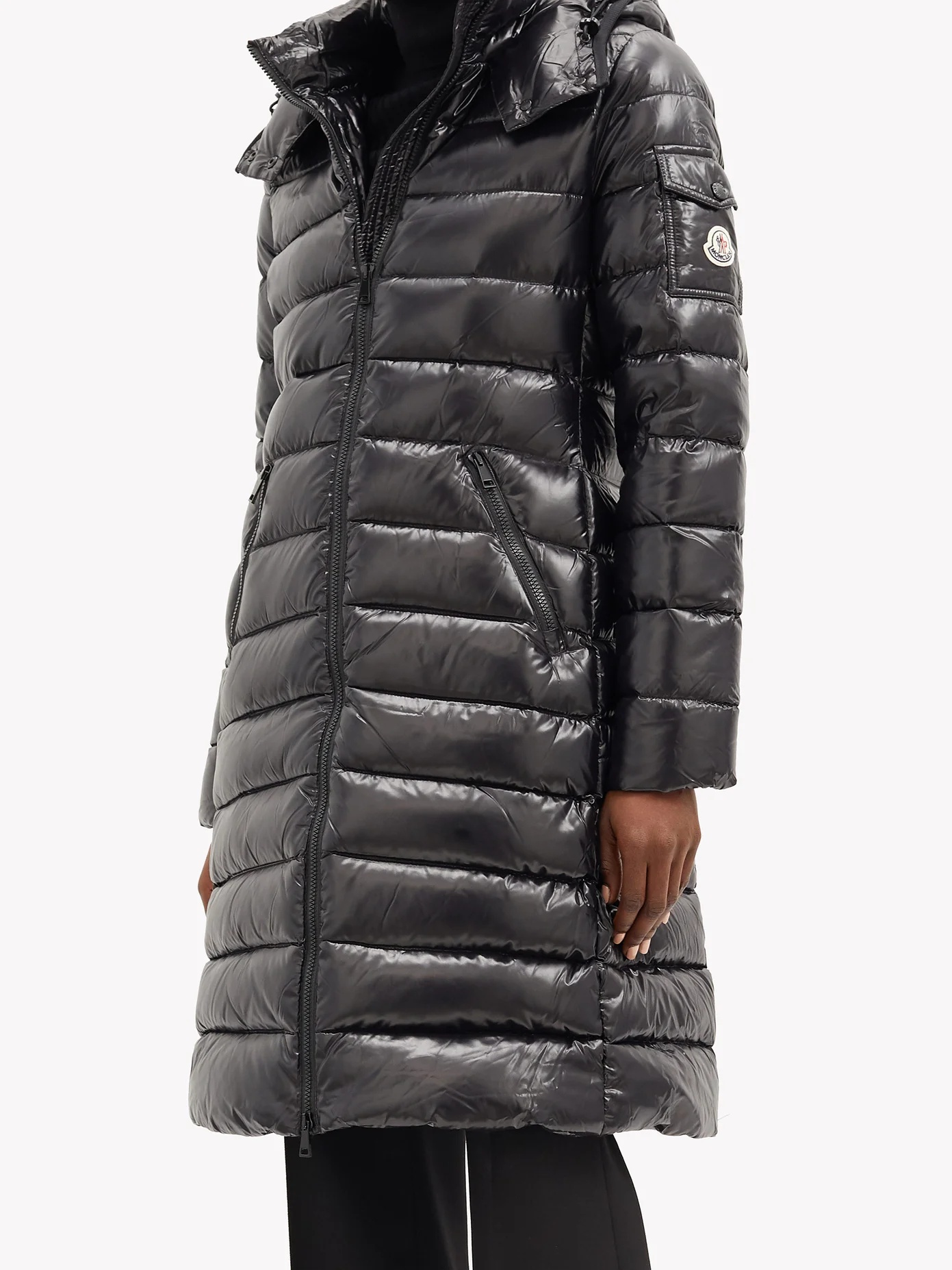 Moka hooded quilted down coat - 6