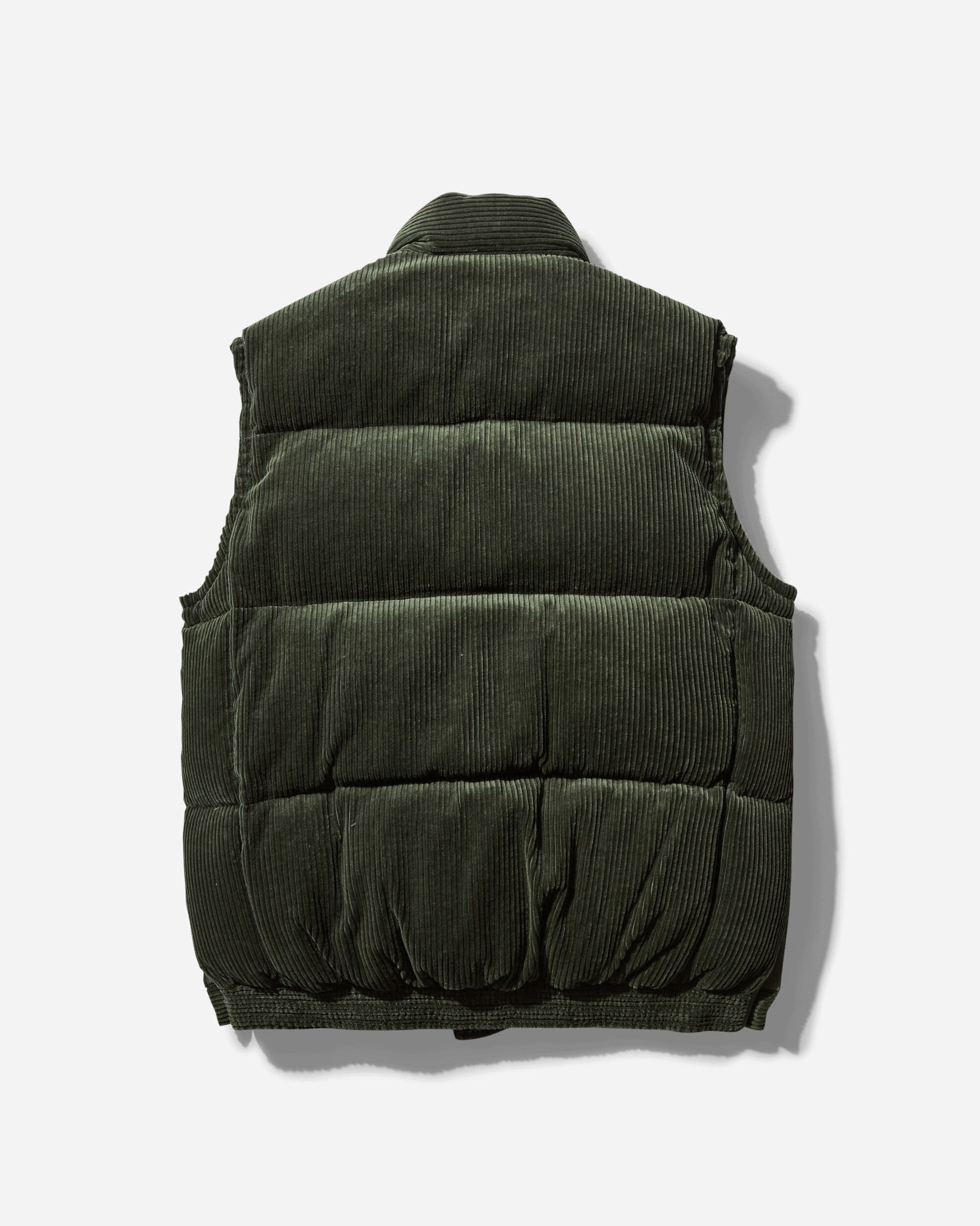 Gonz Multi Patch Corduroy Padded Vest Khaki - 2