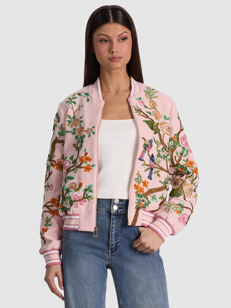 LONNIE EMBELLISHED VARSITY JACKET 2