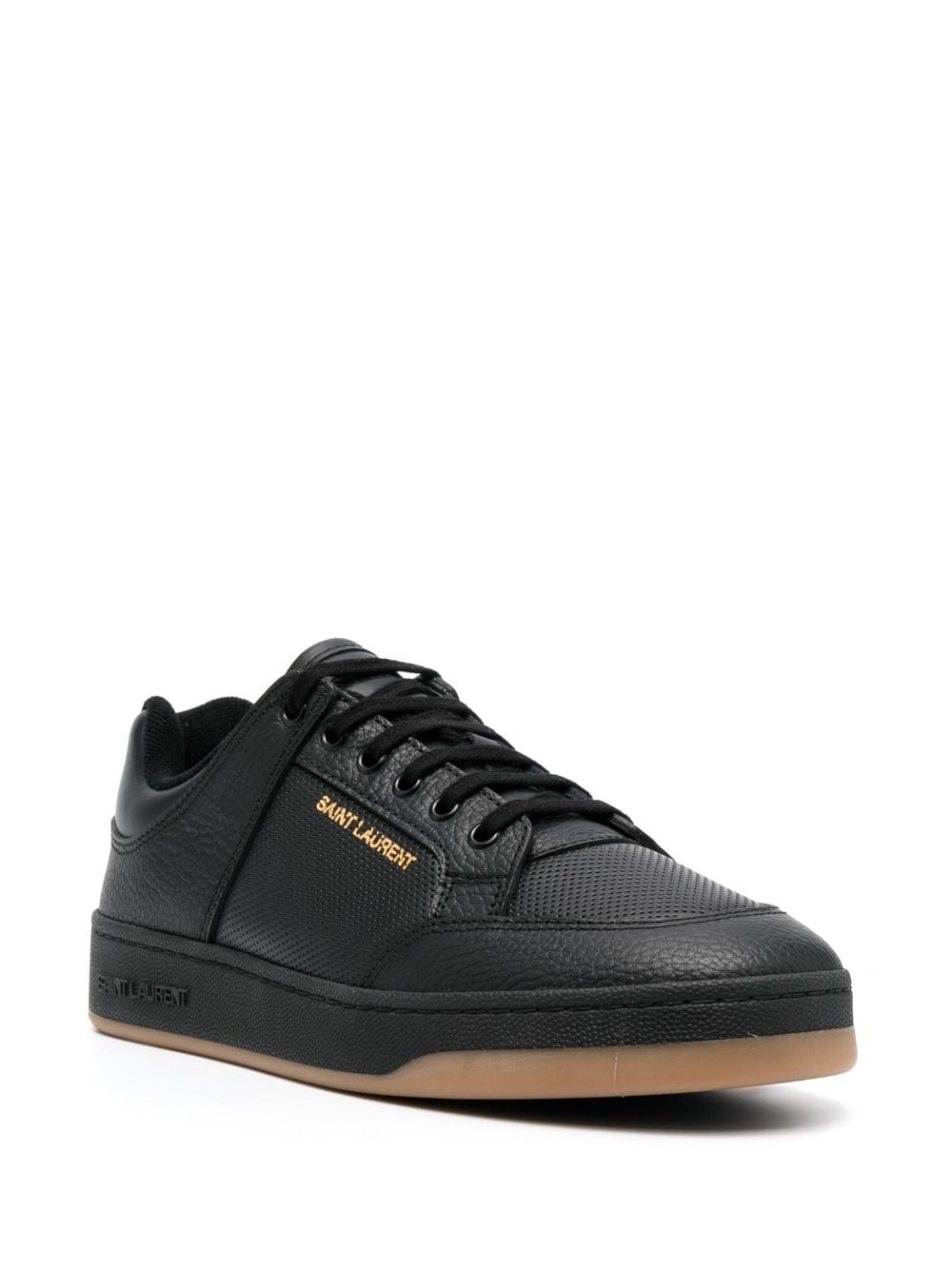 SL/61 leather perforated sneakers - 2