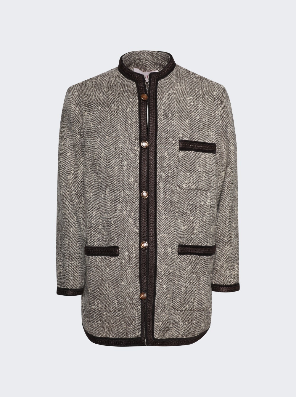 English Chevron Jacket Brown - 1