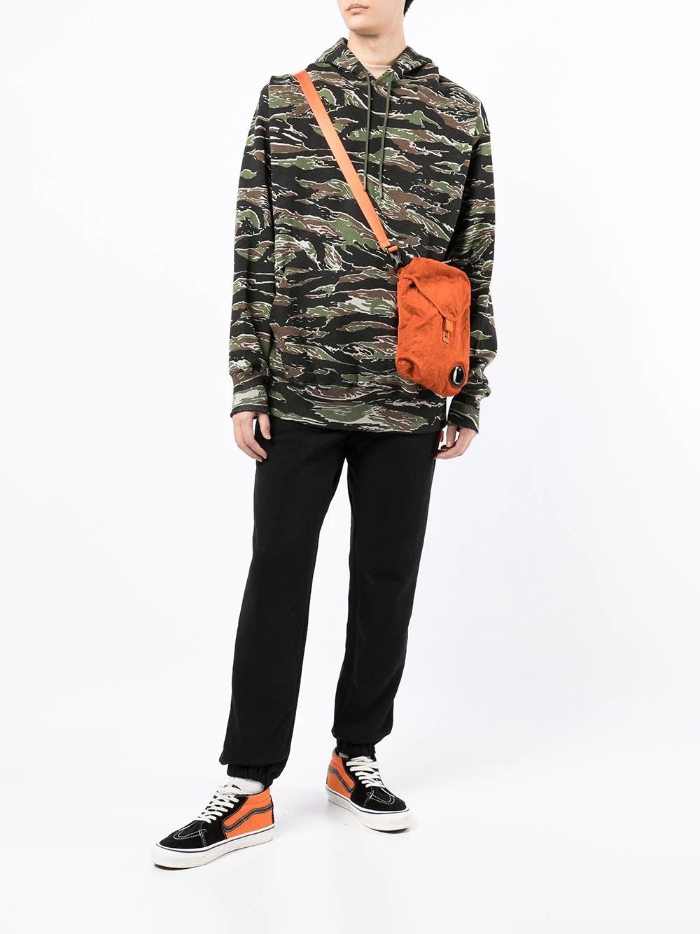 CAMOUFLAGE-PRINT LONG-SLEEVE HOODIE - 2