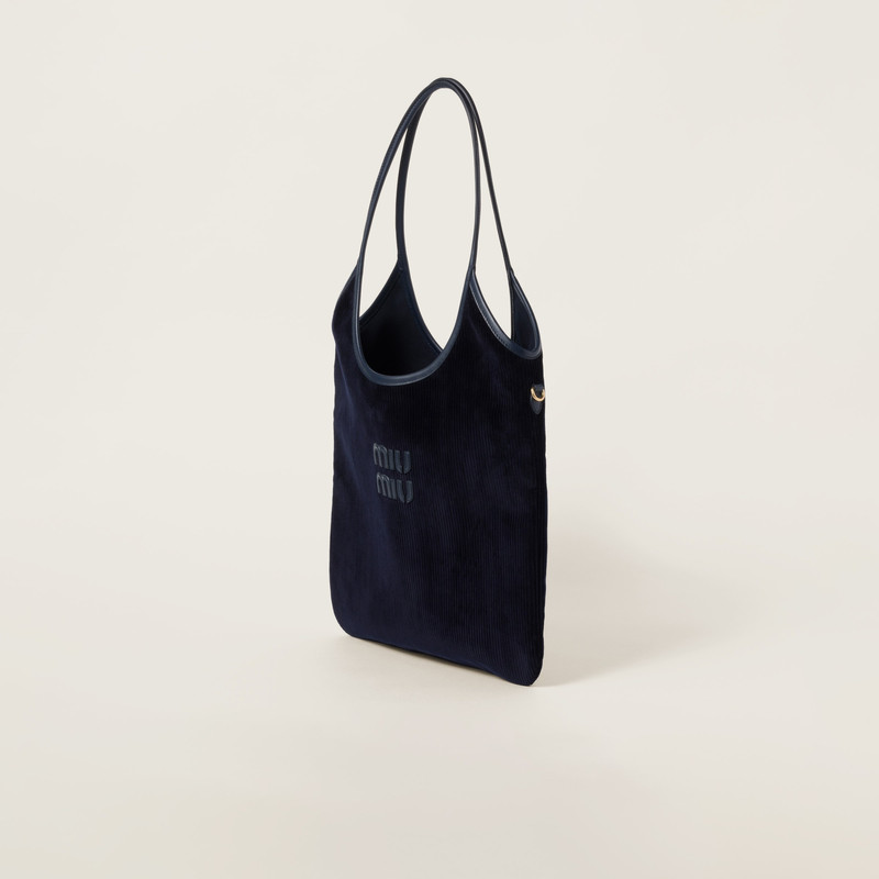 Miu Miu IVY corduroy shopping bag outlook
