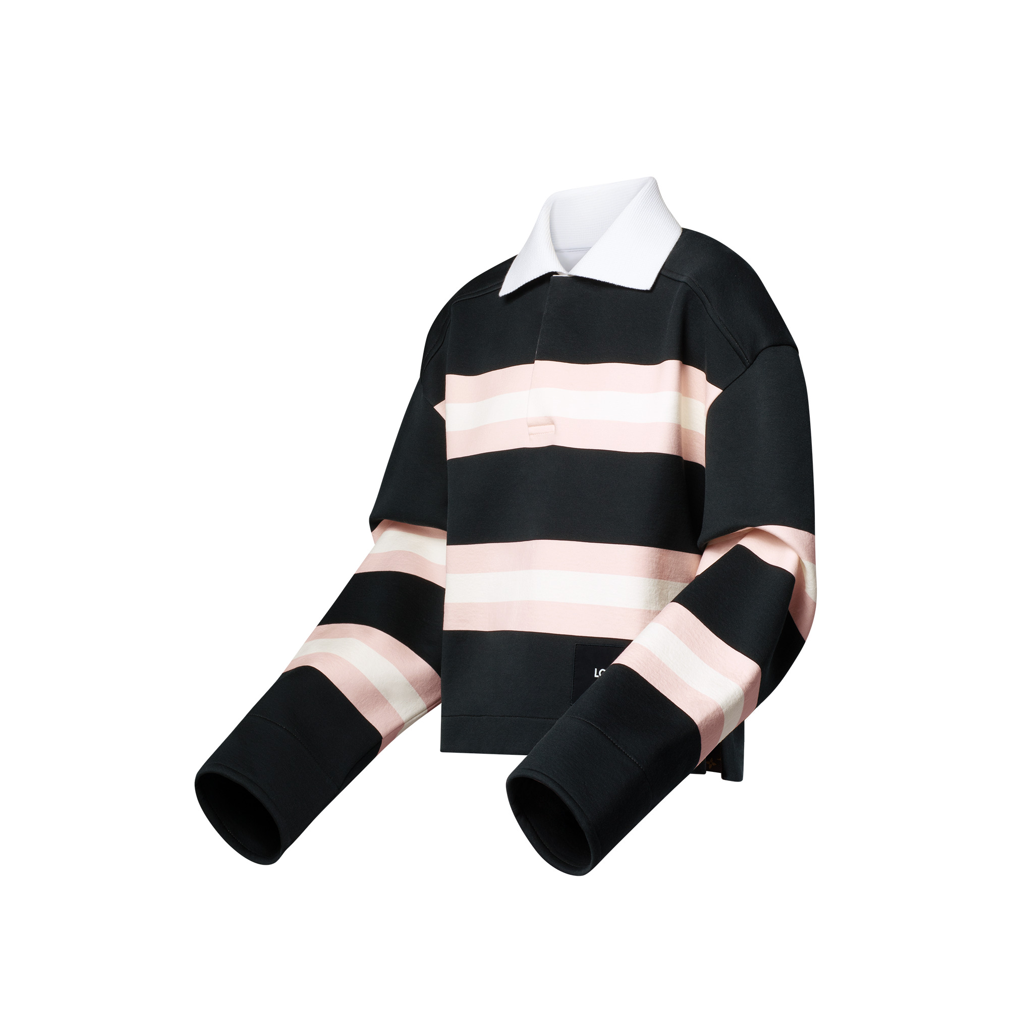 Chunky Stripes Polo Top - 2
