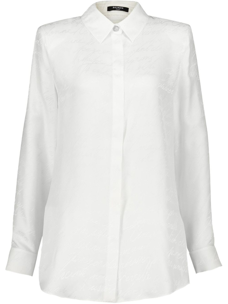 jacquard-pattern shirt 1
