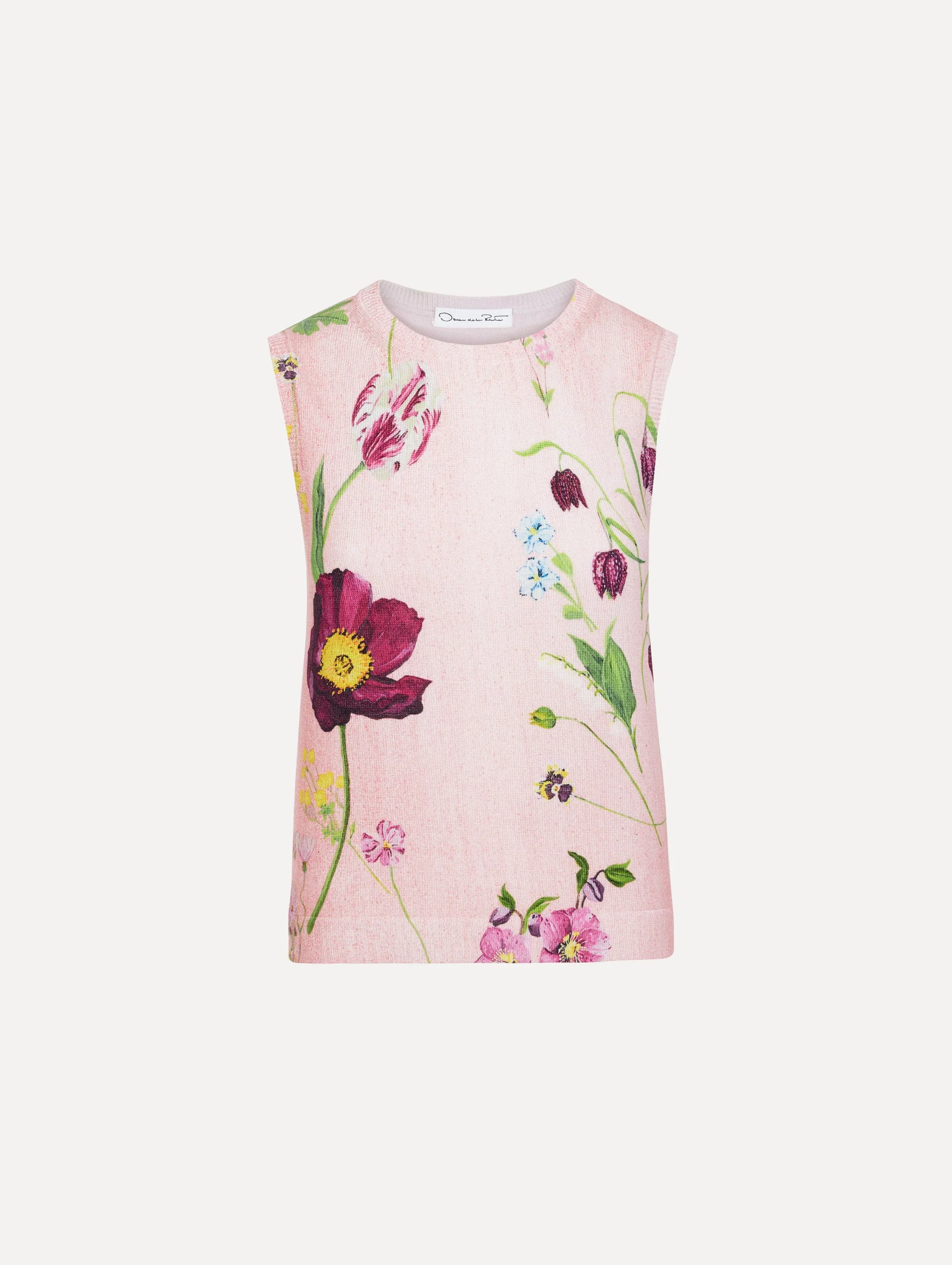 MIXED BOTANICAL PRINTED TANK - 1