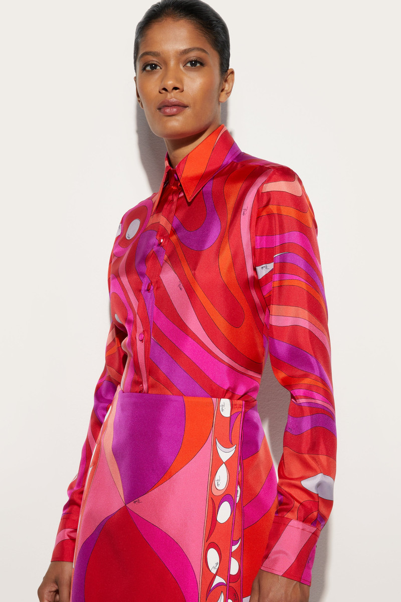 PUCCI MARMO PRINT SILK SHIRT outlook
