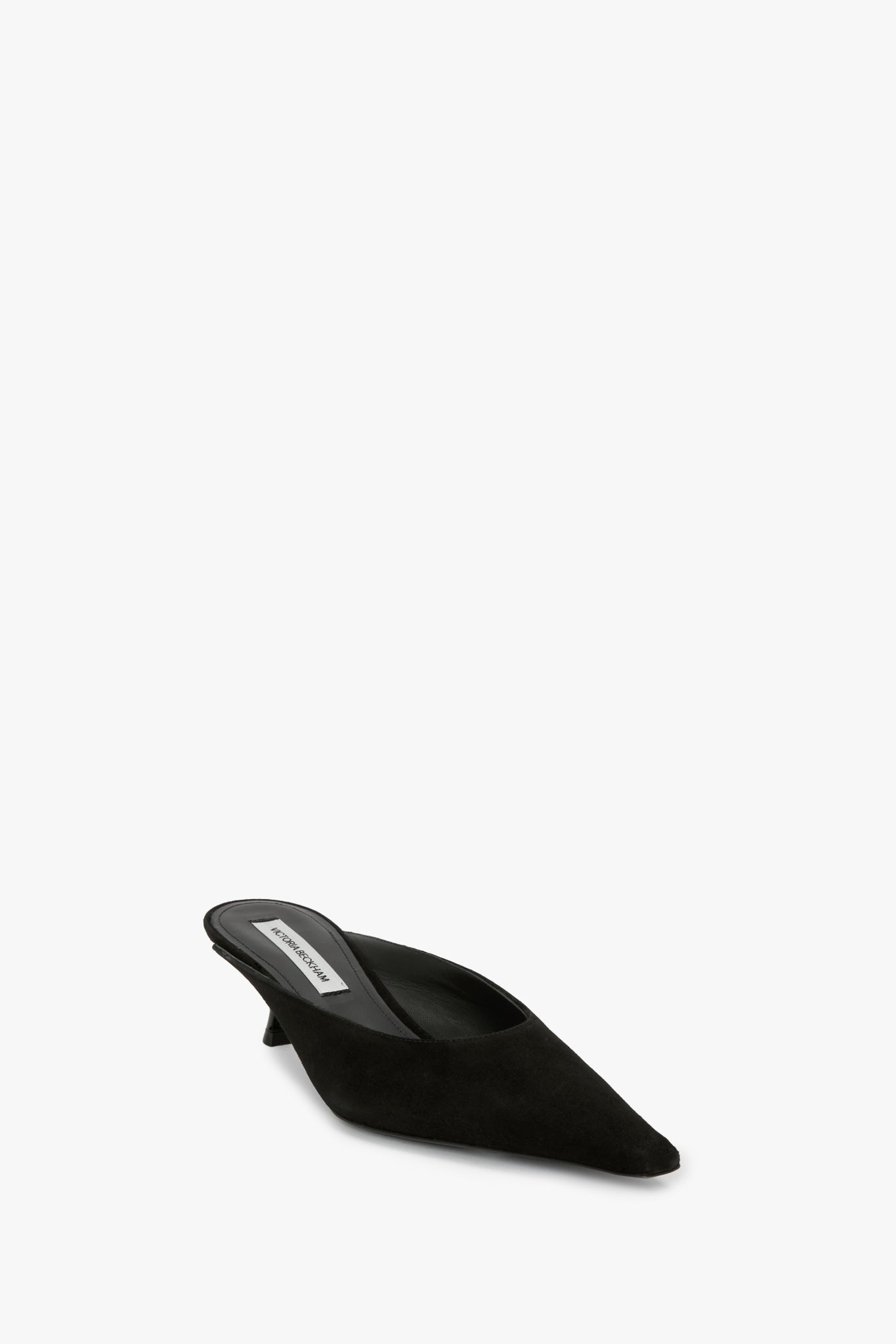 Sloan Mule In Black Suede - 2