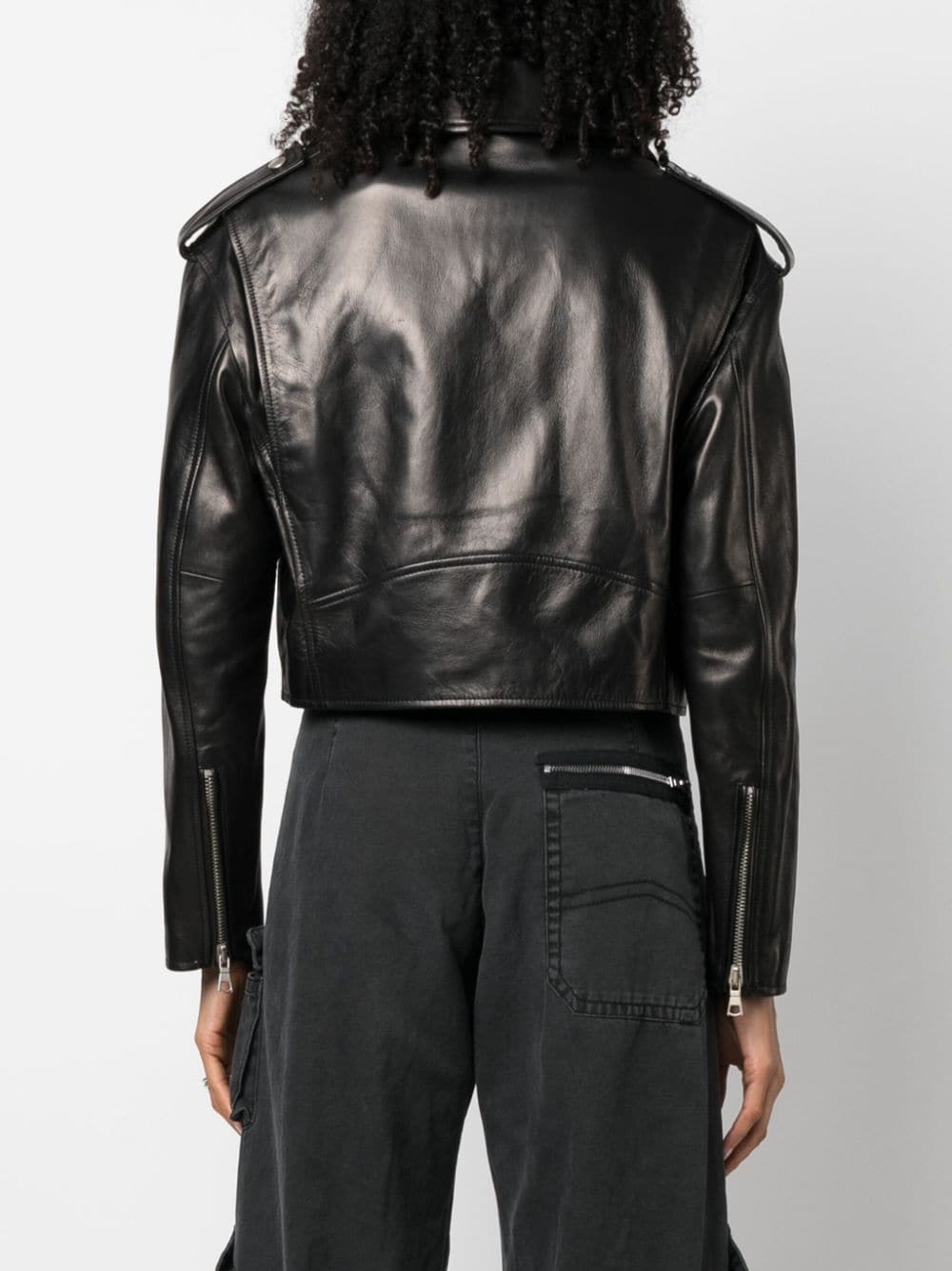 【PALM ANGELS】BIG Sale★CROPPED レザージャケット Palm Angels レザージャケット メンズ通販 - FARFETCH