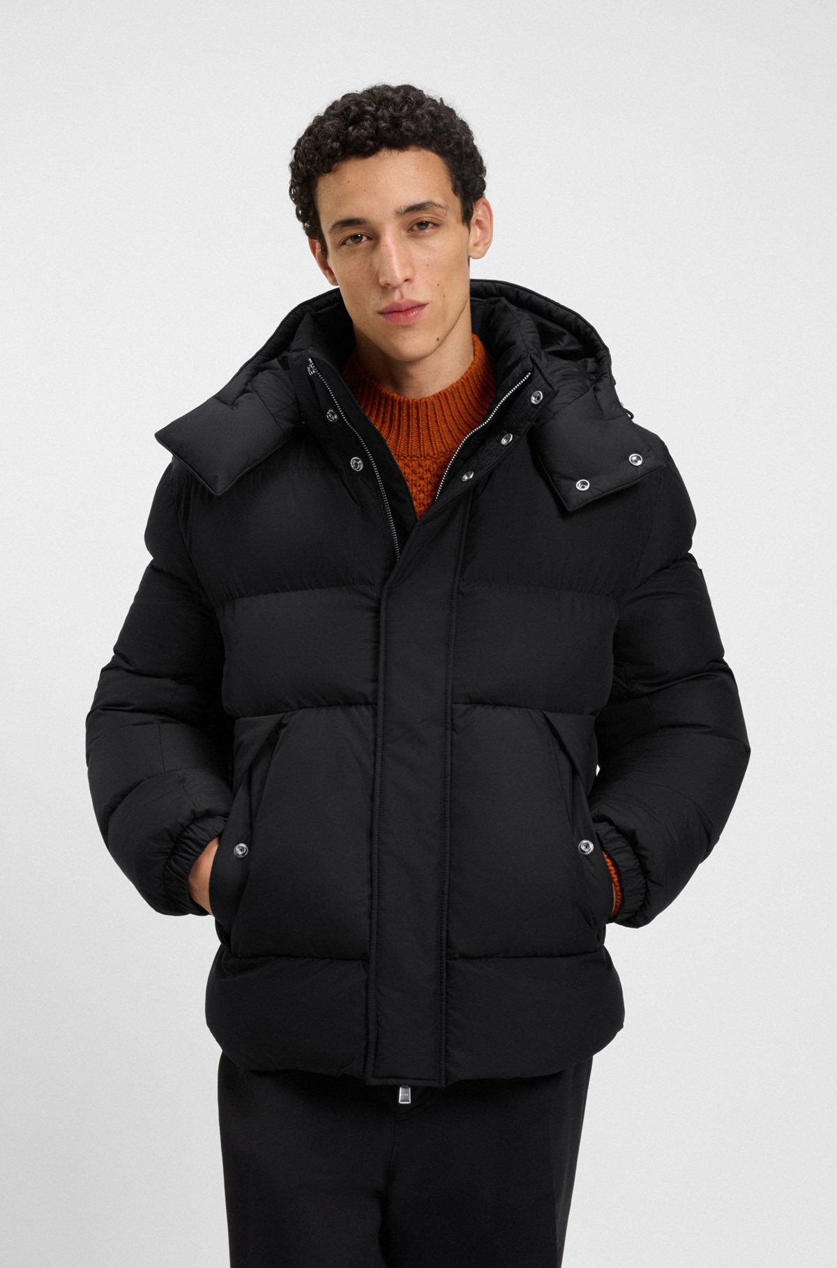 WATER-REPELLENT JACKET WITH LOGO BADGE - 2
