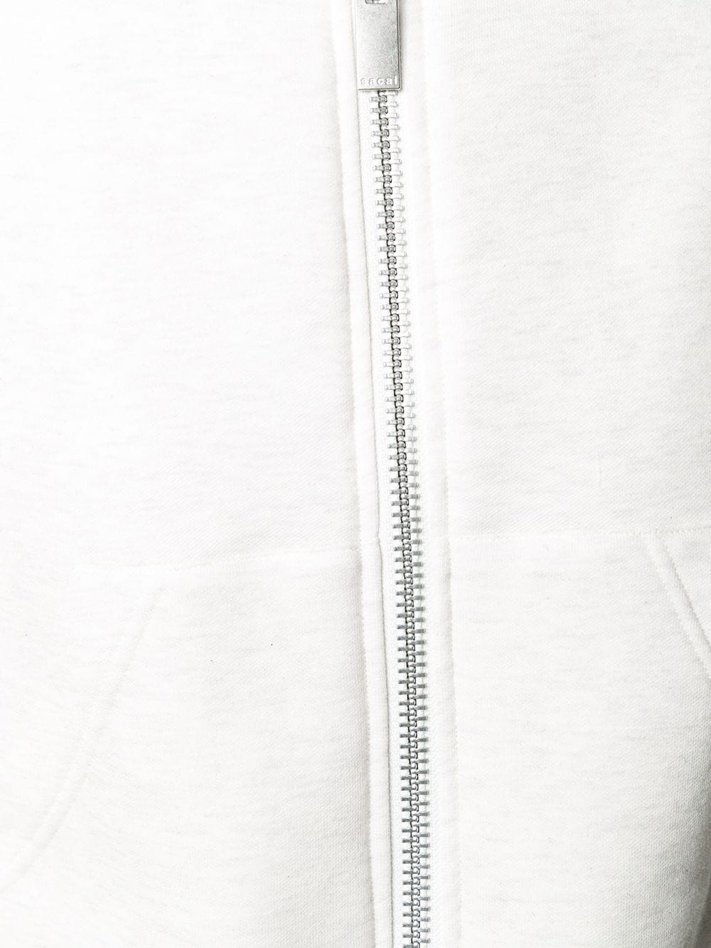 layered zip-up hoodie - 5