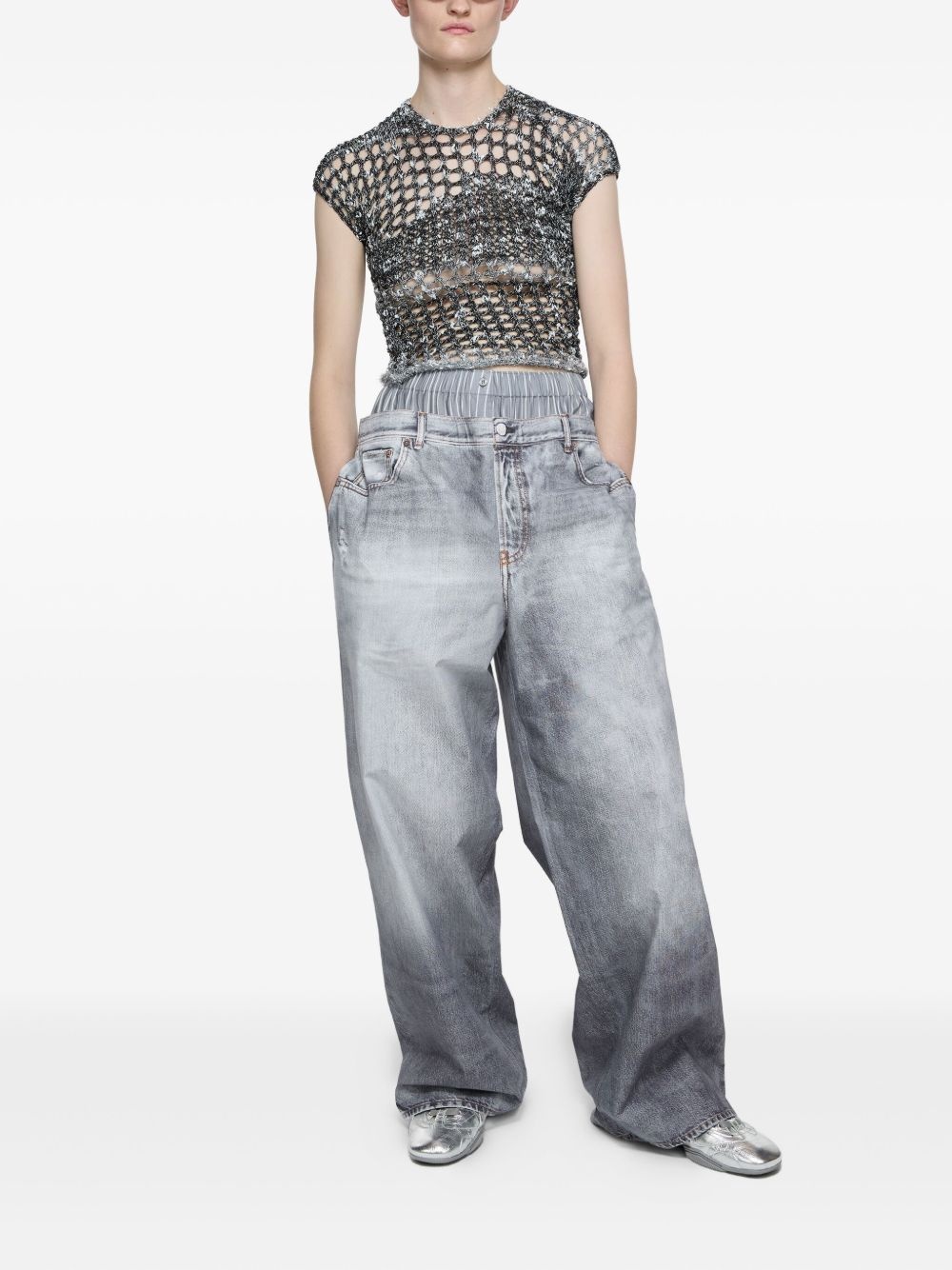tiered jeans - 2