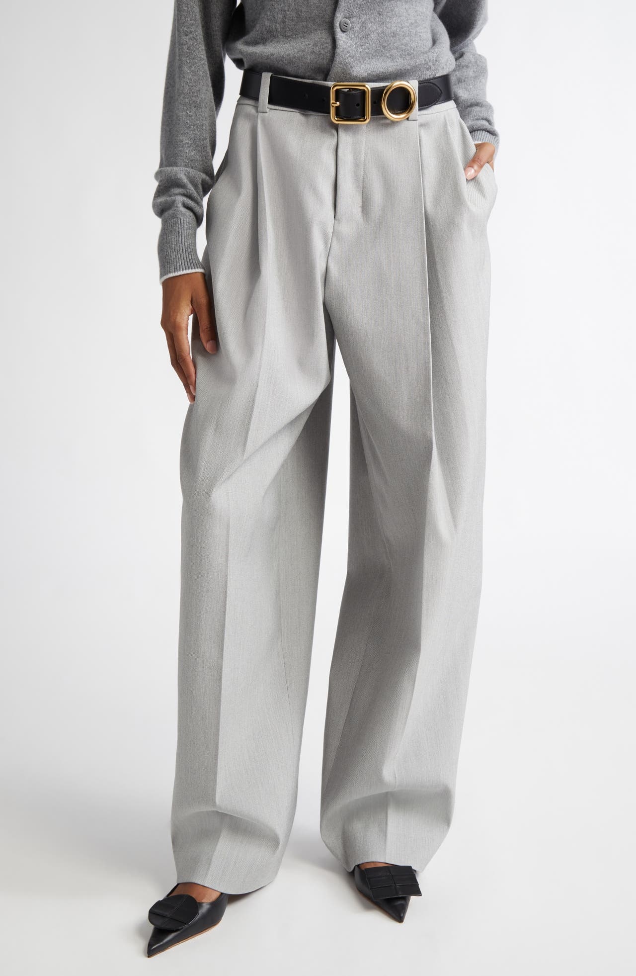 JACQUEMUS Jacquemus Le Pantalon Curzio Pleated Suiting Pants