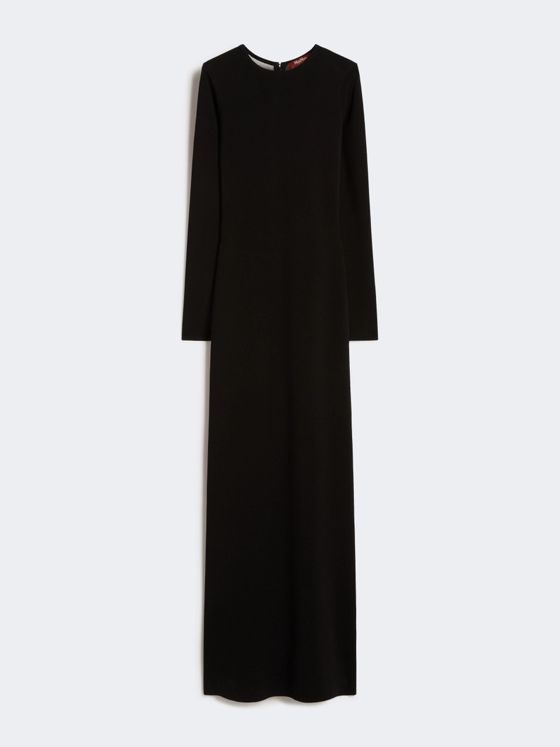 AGENZIA Viscose yarn dress - BLACK 1