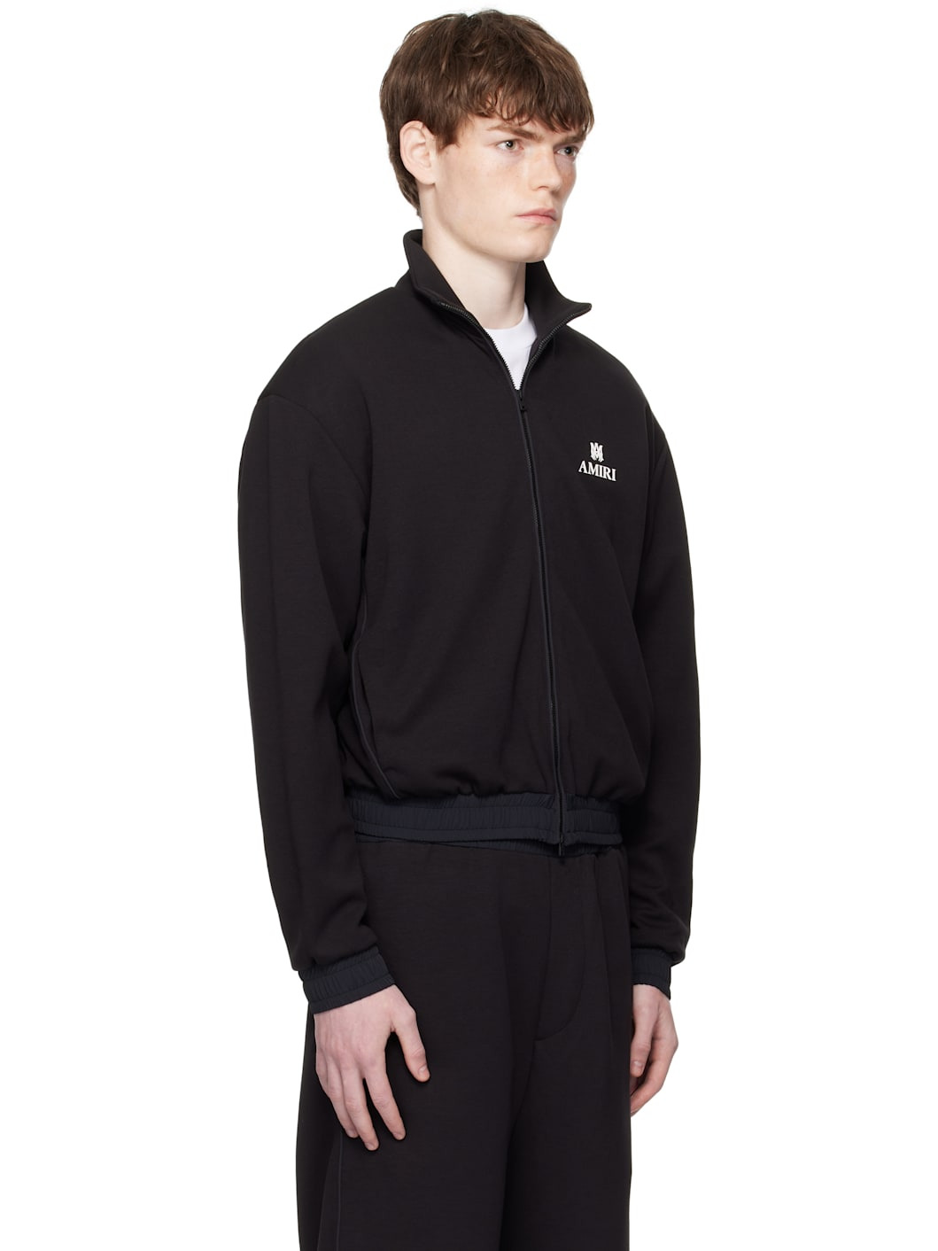 Black Lounge Track Jacket - 2
