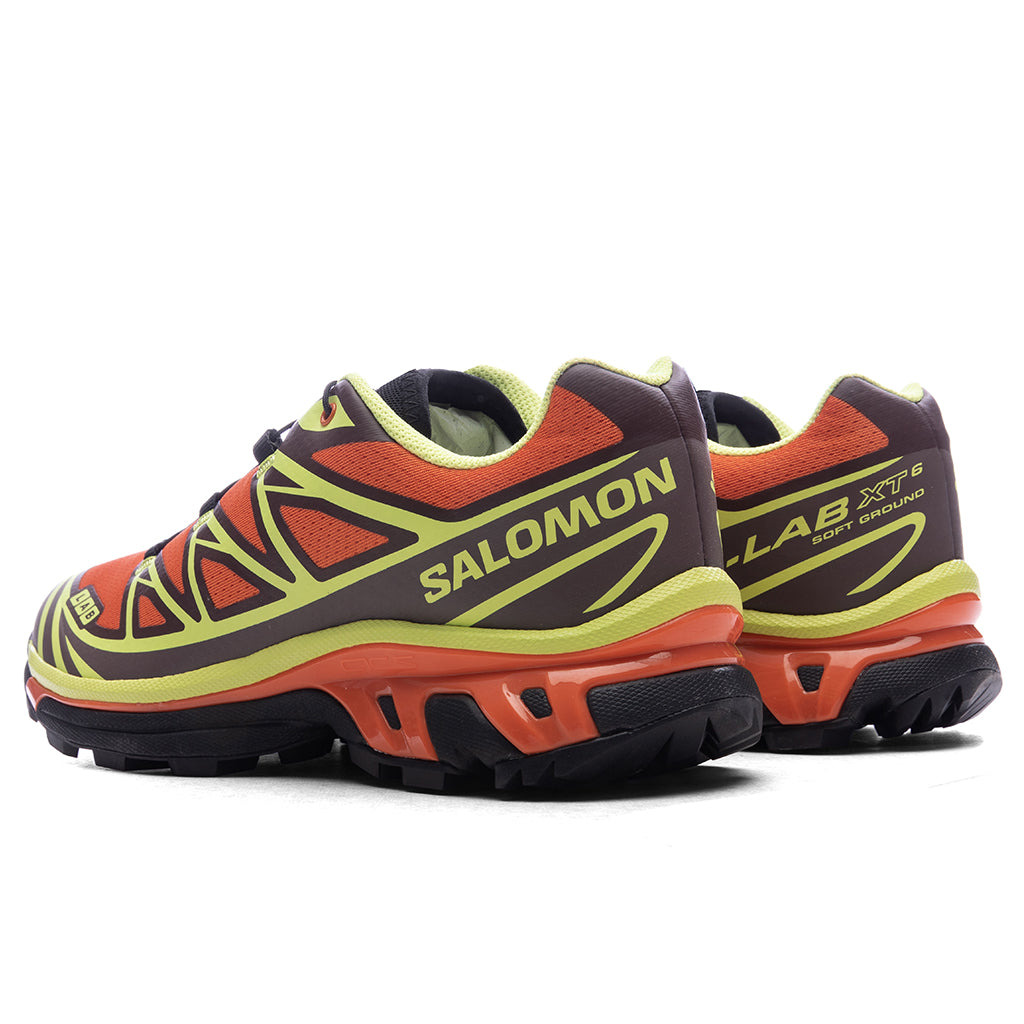 XT-6 - RED ORANGE/SHARP GREEN/BLACK - 3