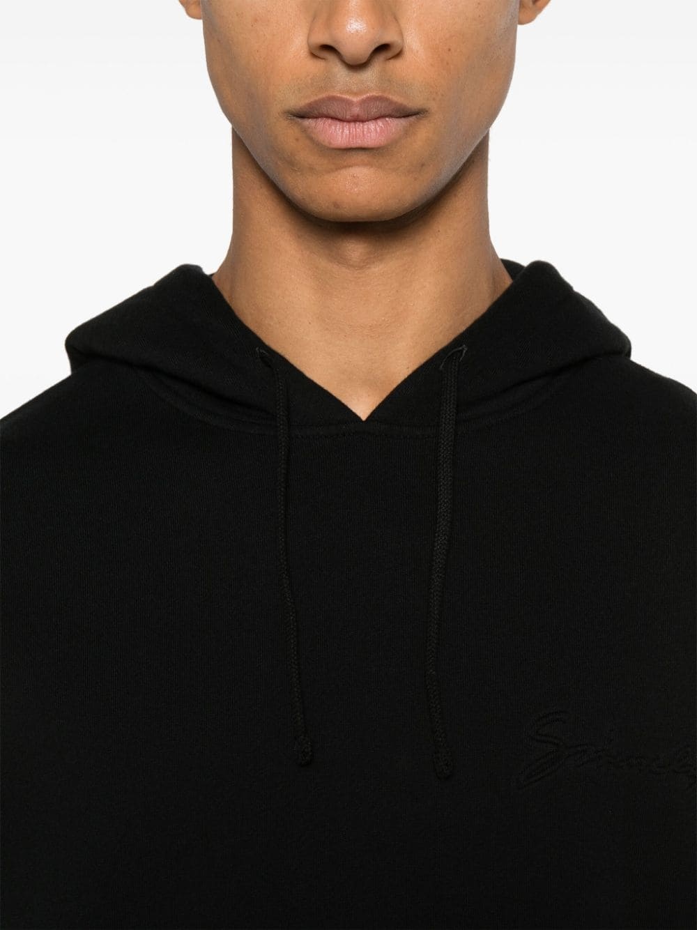 logo-embossed hoodie - 5