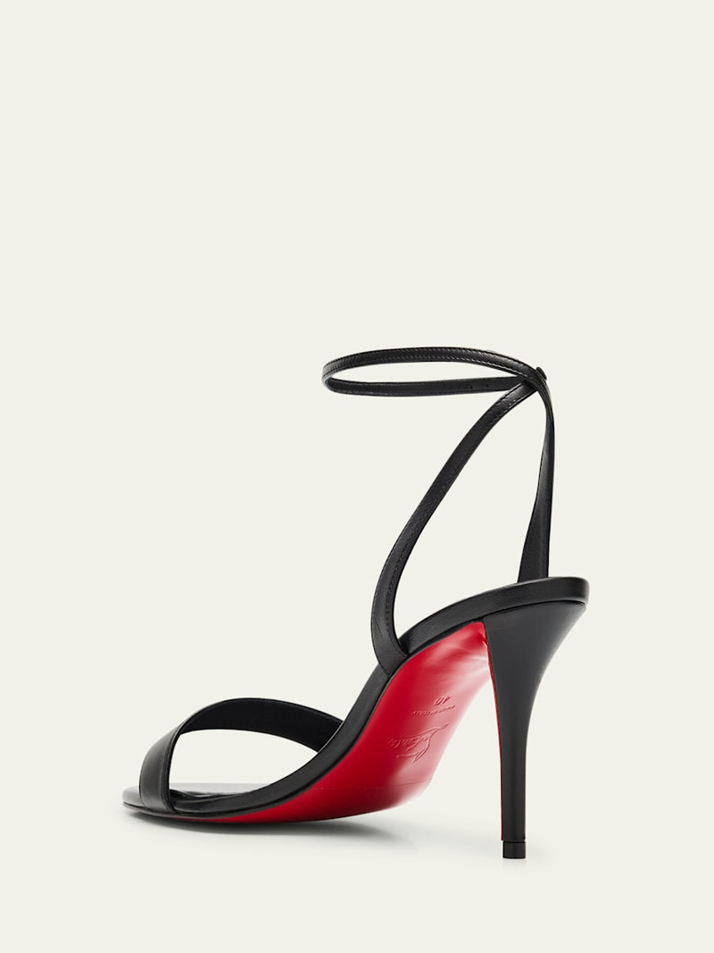 Christian Louboutin 80mm Miss Z Leather Sandals outlook