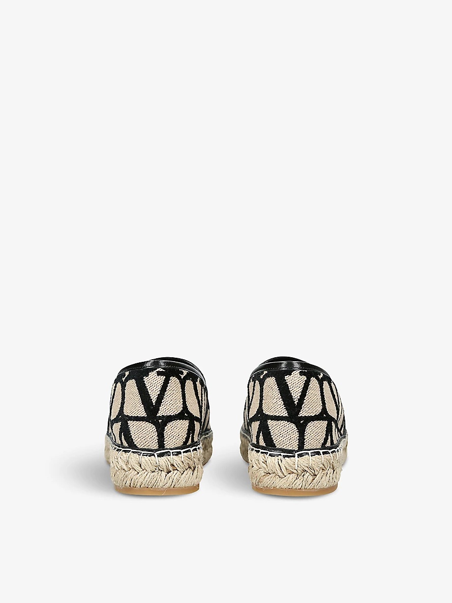 Toile Iconographe woven low-top espadrilles - 4