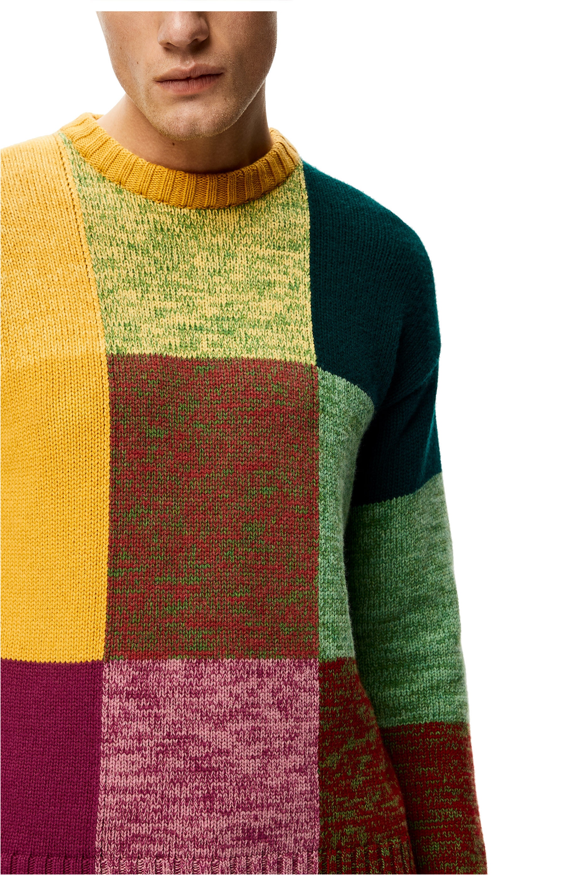 Colourblock sweater in wool - 5